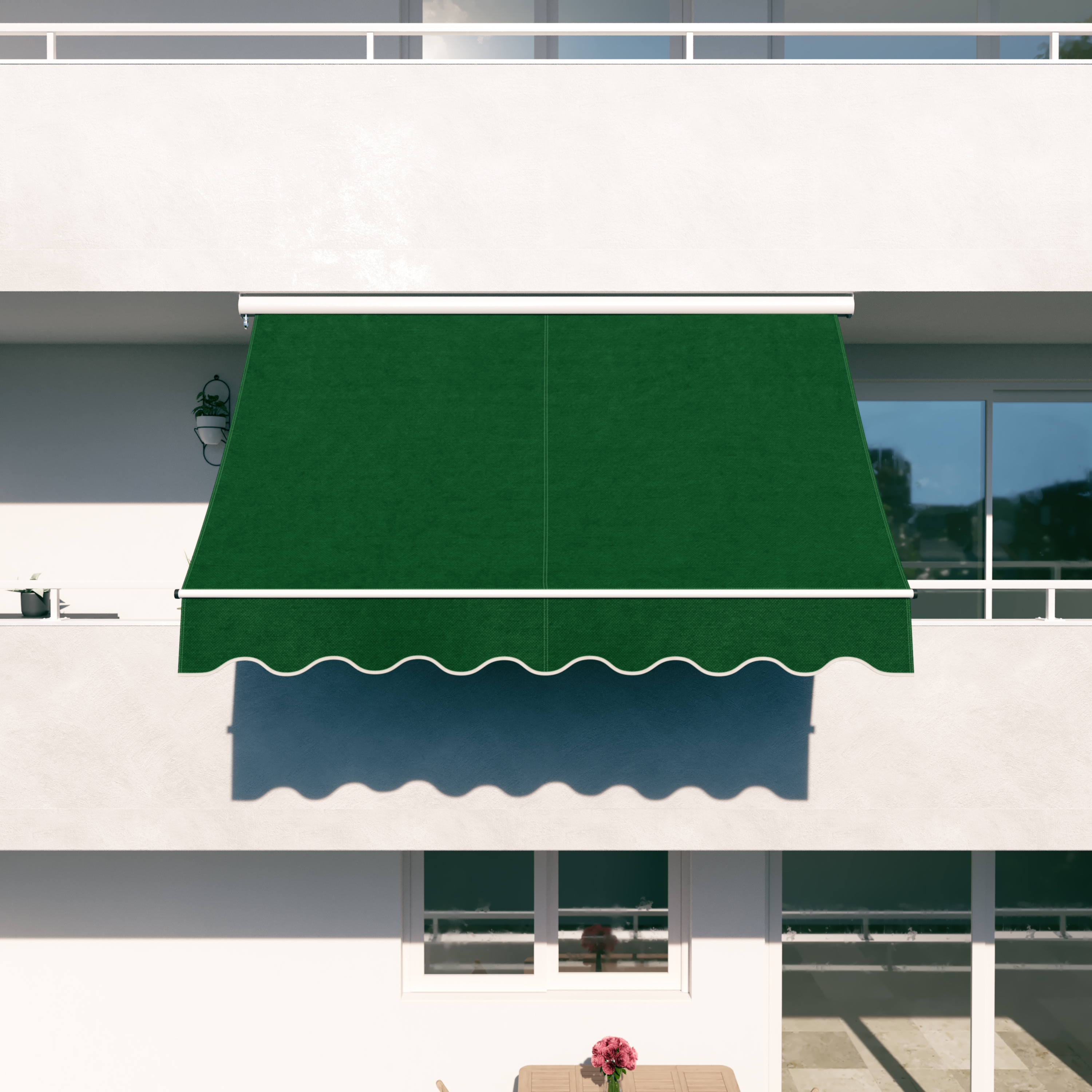 Tende da sole a bracci per balcone, L 2.95 x 2.5 m, in poliestere, NATERIAL Balcony - 3