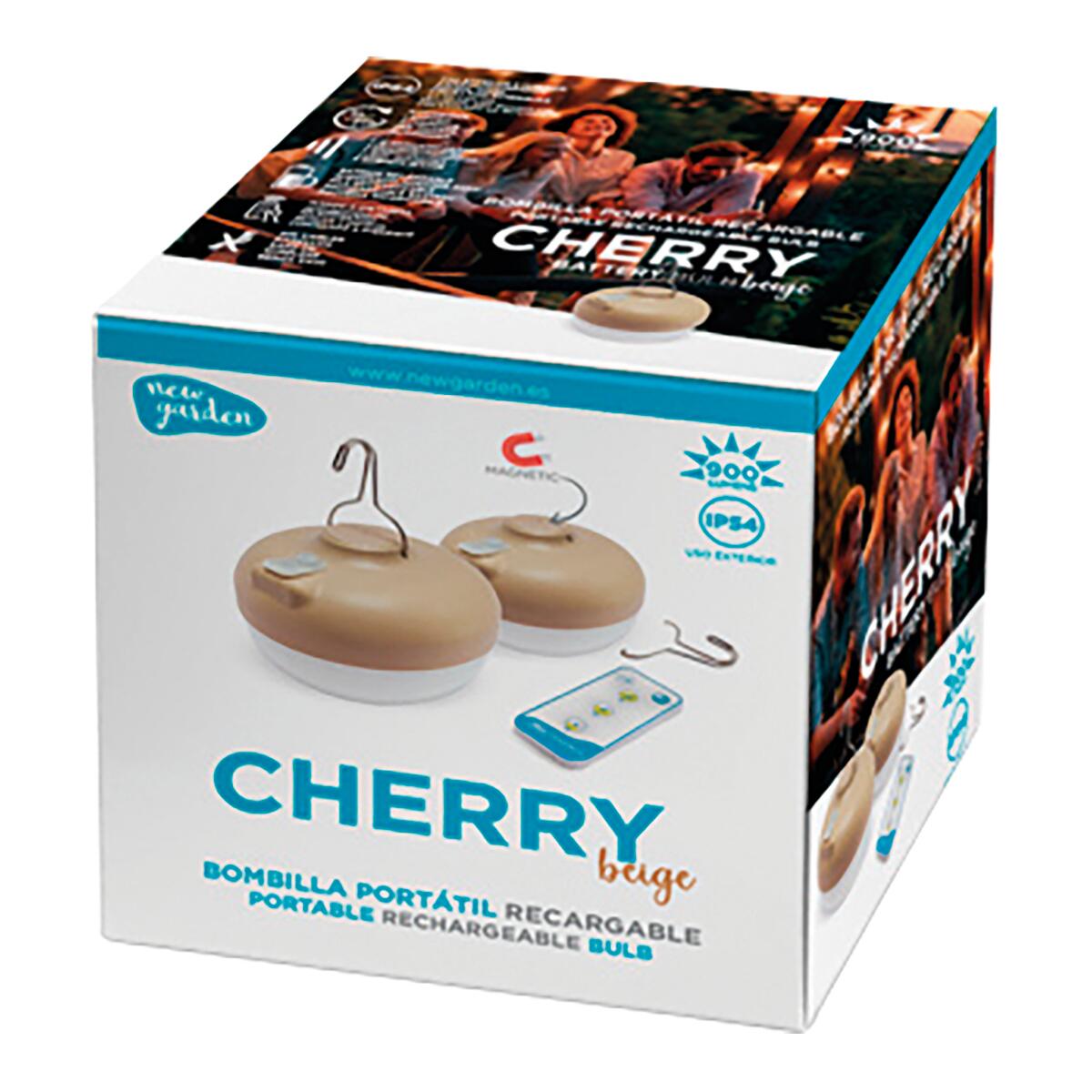 Lampada da esterno senza fili CHERRY BULB BATTERY BEIGE beige , luce dal bianco caldo al neutro IP54 NEWGARDEN - 6
