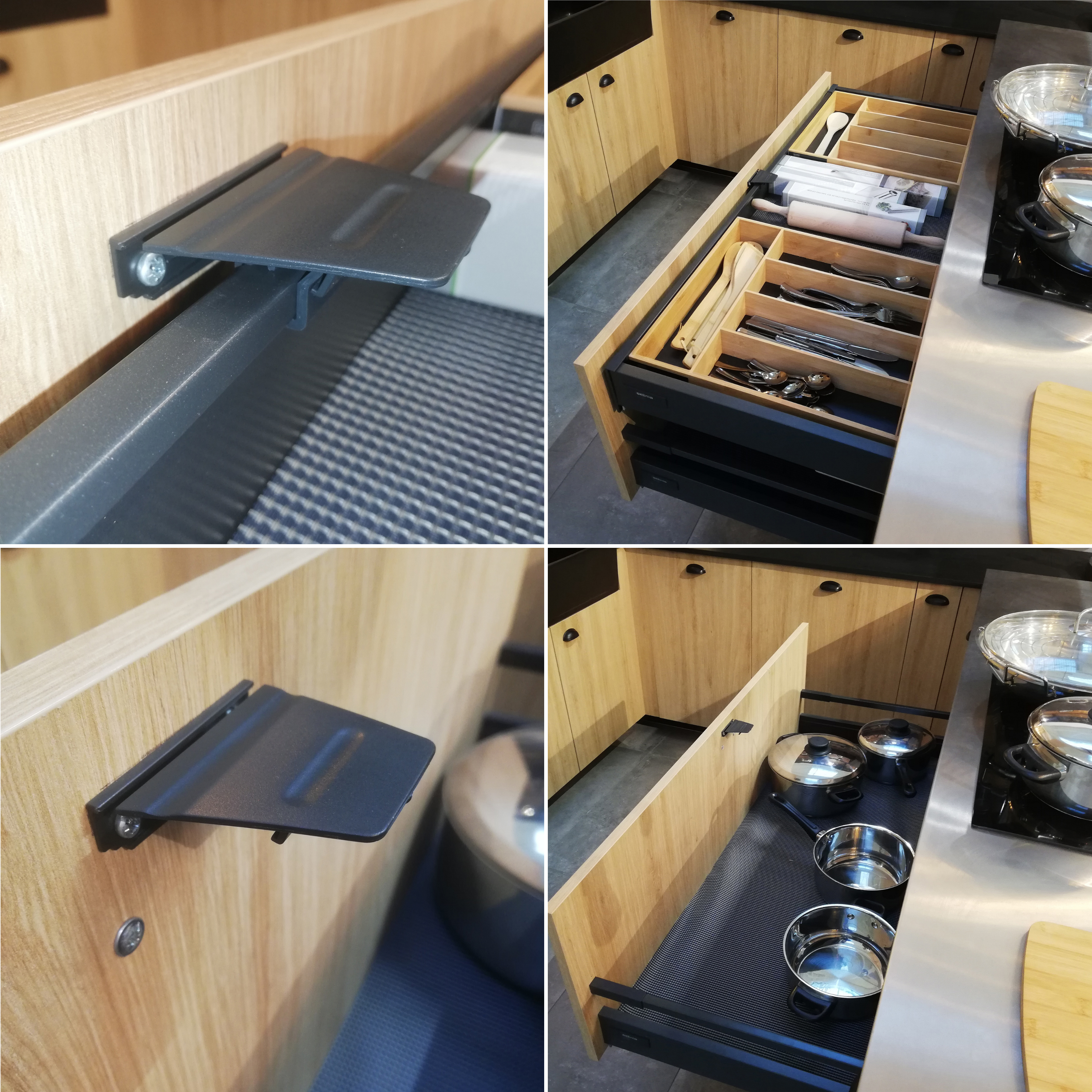 Clip para gaveta interior cinza - 7