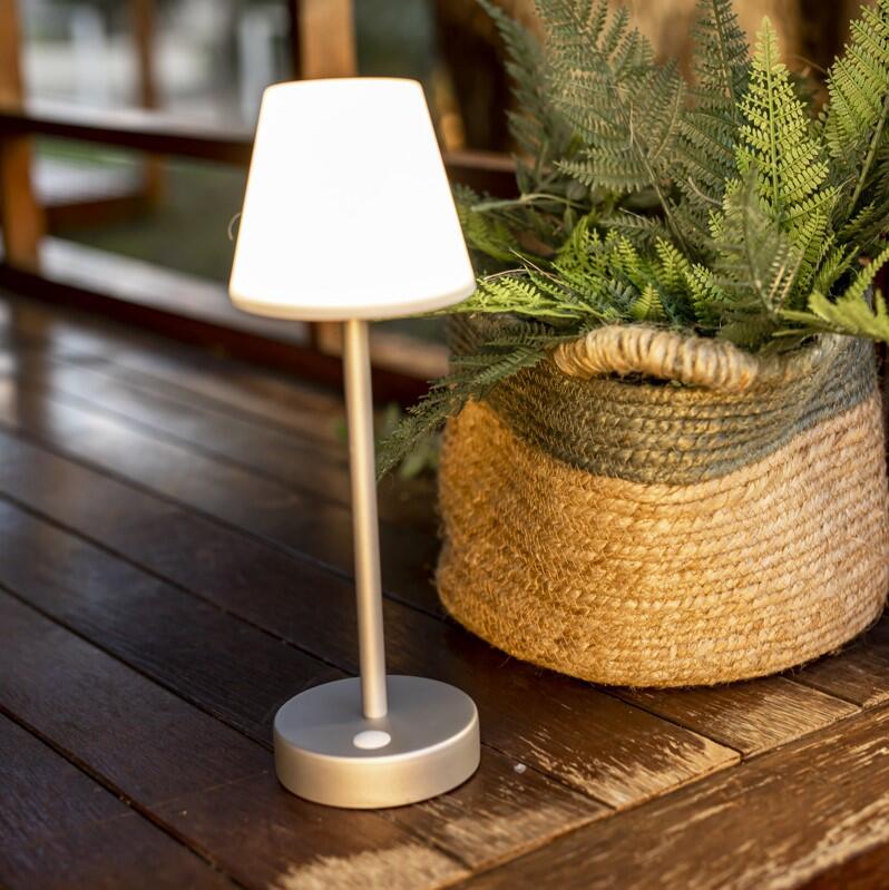 Candeeiro de mesa exterior LED LOLA SLIM 2W 4000K DOURADO - 13