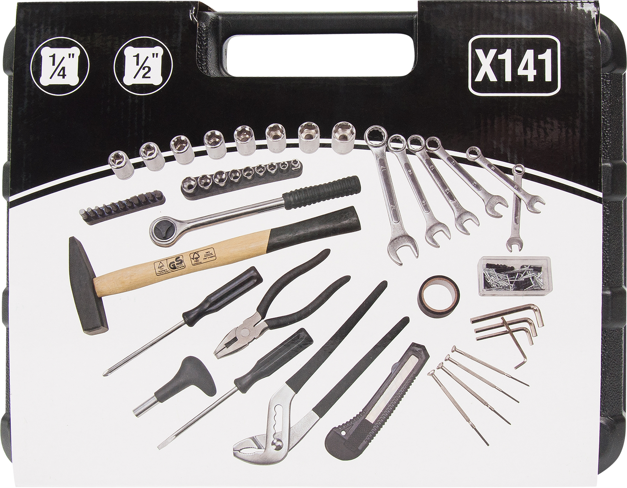 Assortiments kit d'outils 141 pièces - 4
