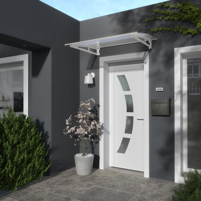 Alpendre Artens neva branco 150x90cm transparente