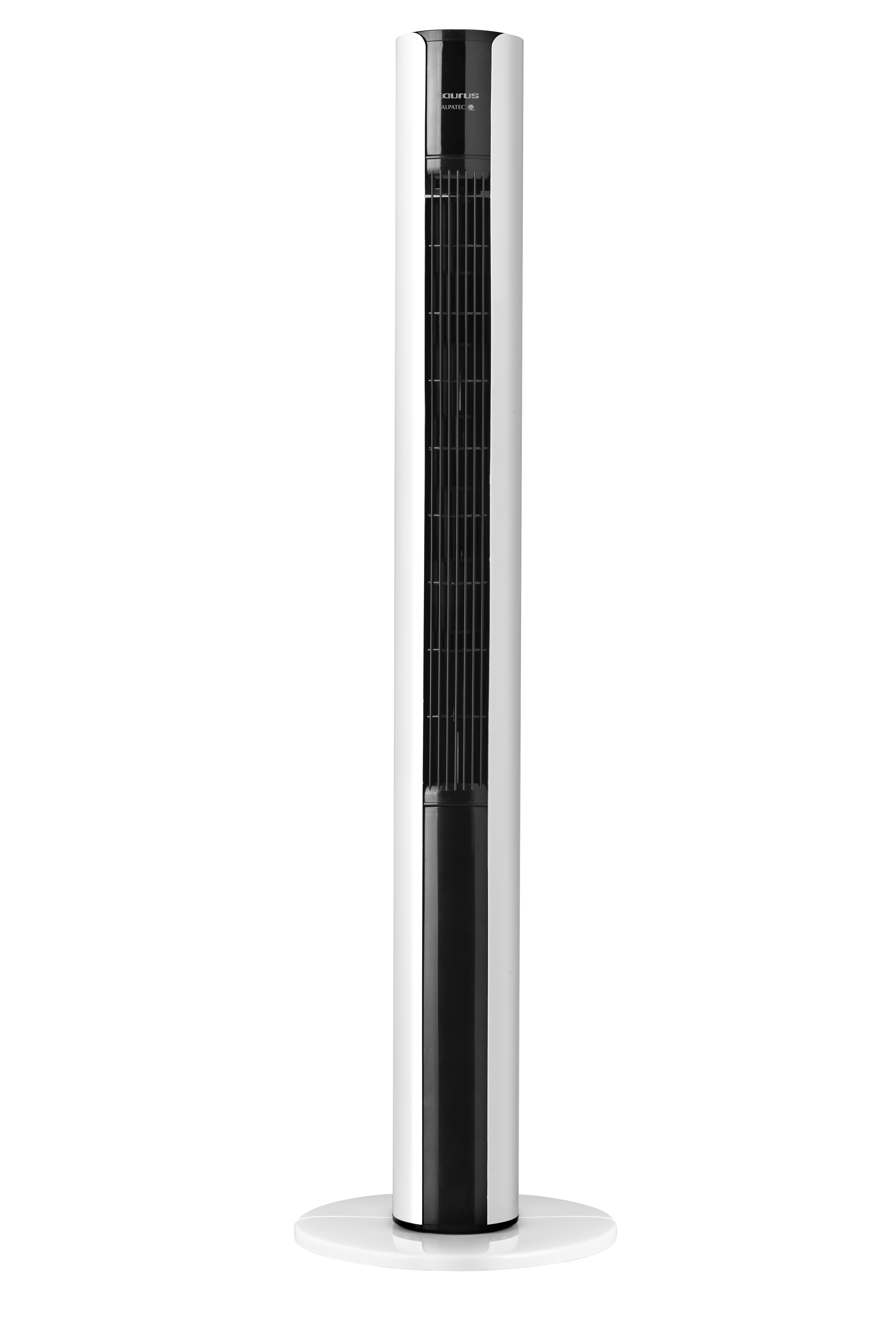Colonne d'air à poser, TAURUS, Babel infinite noir 50 W, D20 cm - 2