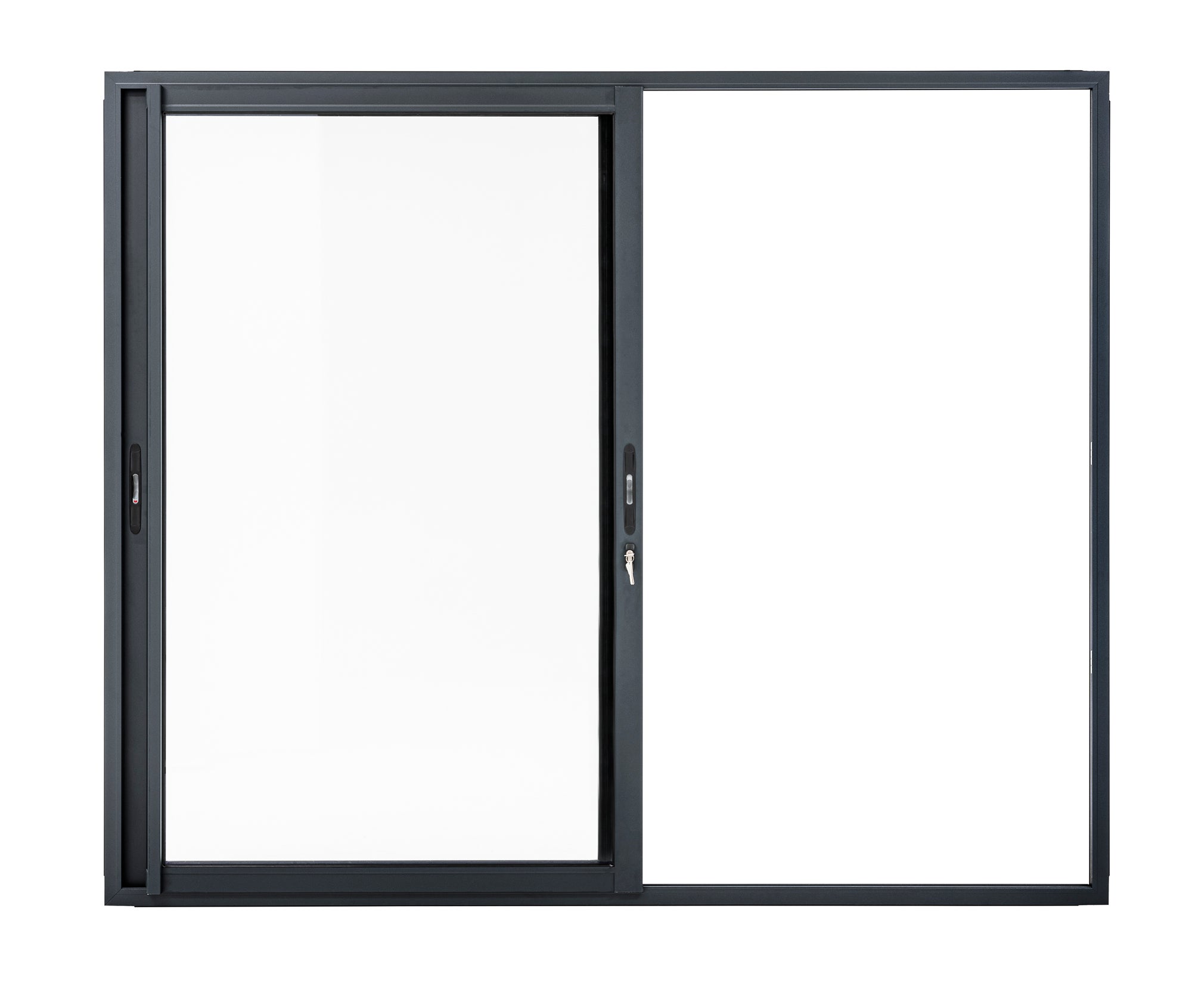 Baie coulissante aluminium 200x240 gris anthracite Essentiel - 4