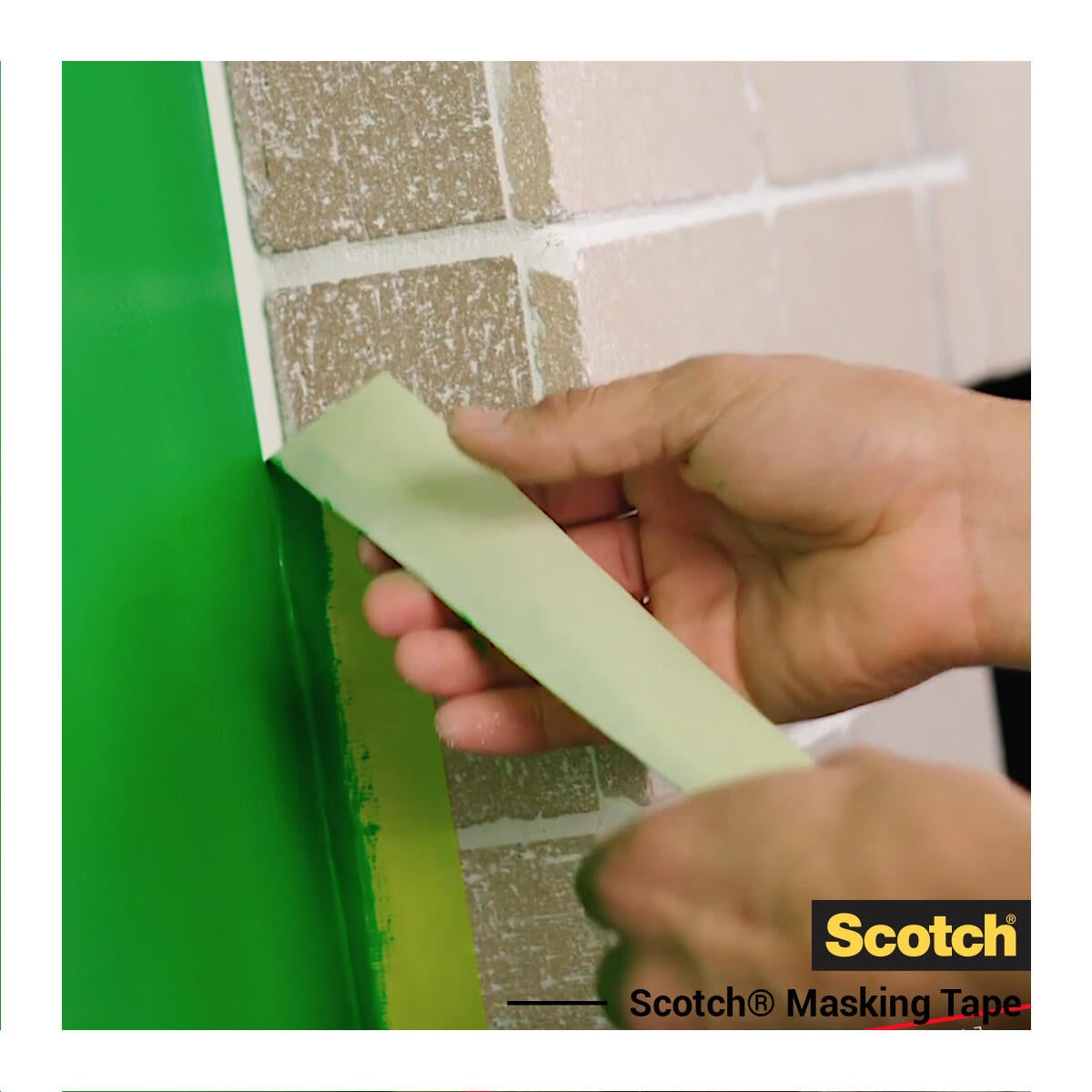 Ruban de masquage SCOTCH l.36 mm x L.41 m surfaces rugueuses - 5