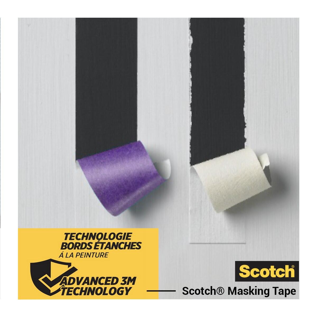 Ruban de masquage SCOTCH Surfaces délicates l.24 mm x L.41 m - 5