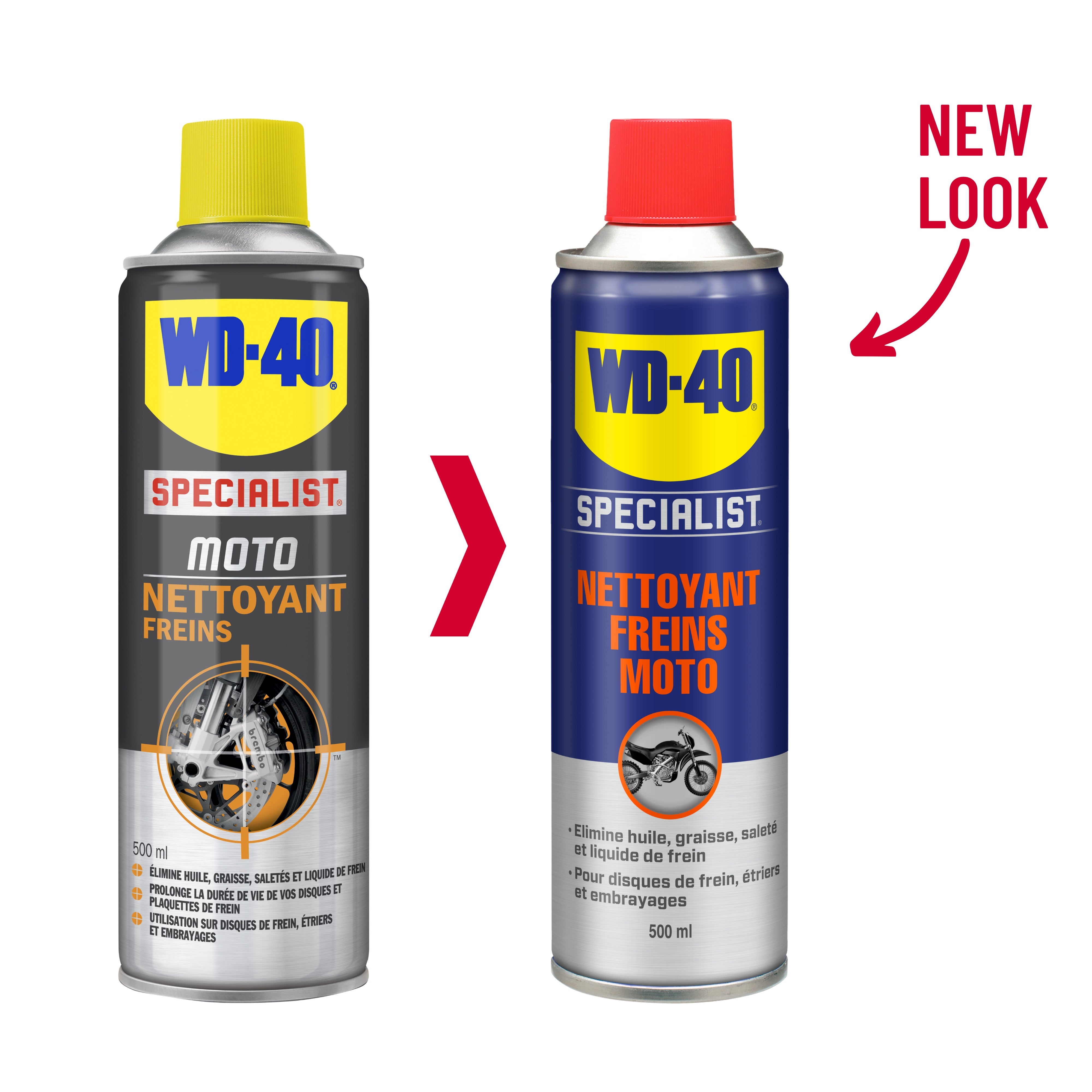 Nettoyant freins moto WD-40, 500 ml - 4