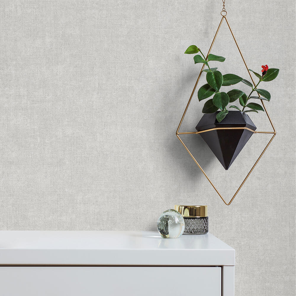 Papier peint intissé Vintage gris - 4