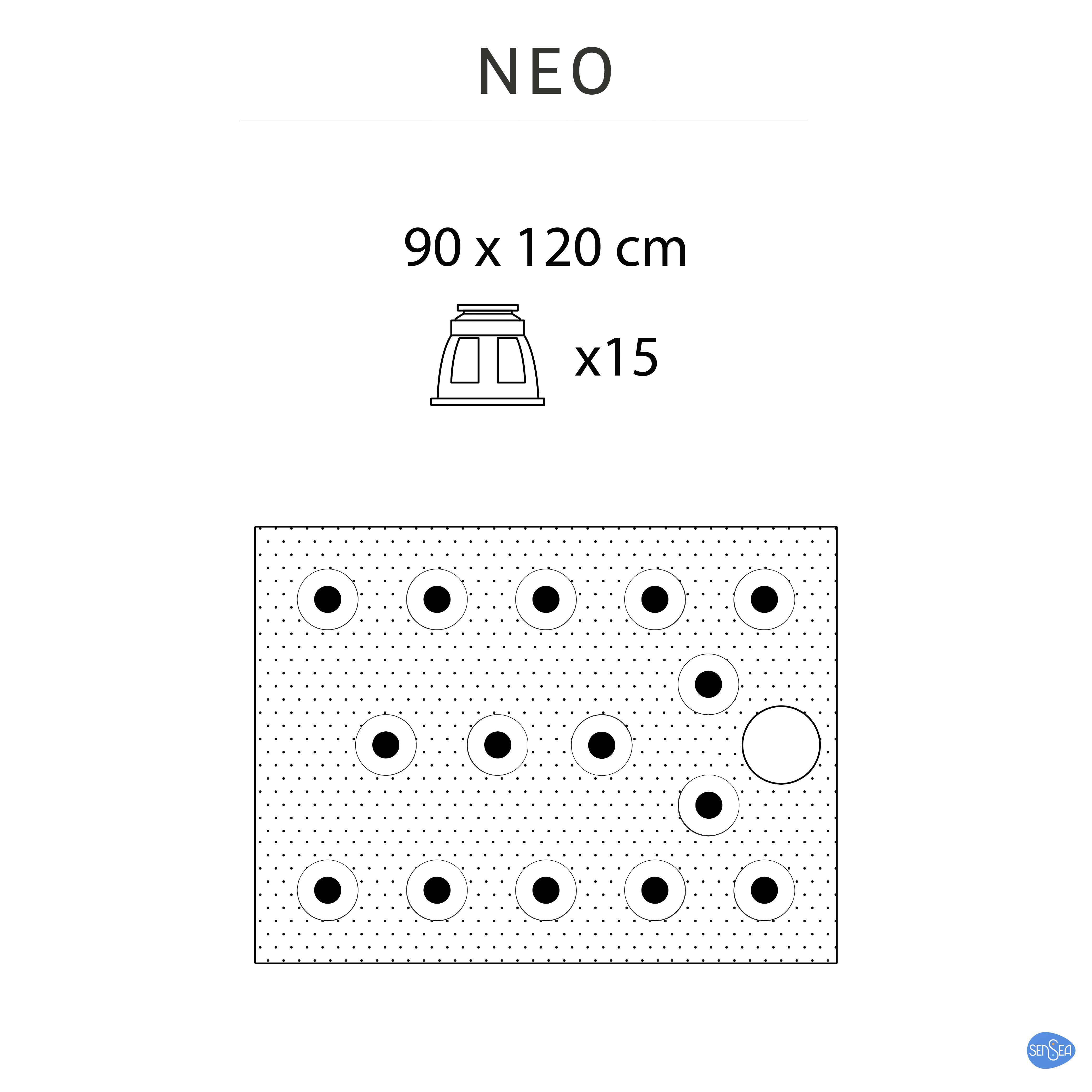 Receveur de douche résine blanc L.120 x l.90 Neo - 7