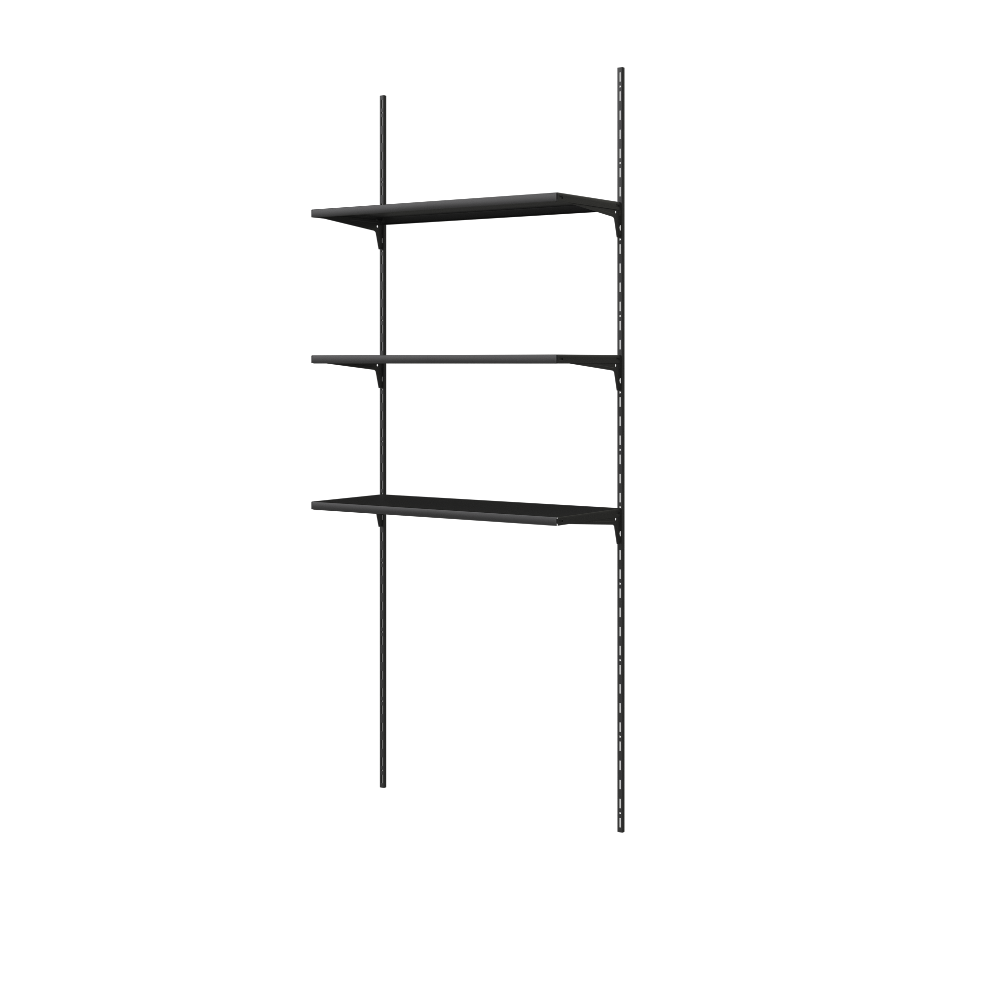 Crémaillère simple acier, H.200 cm entraxe 50 mm - 3