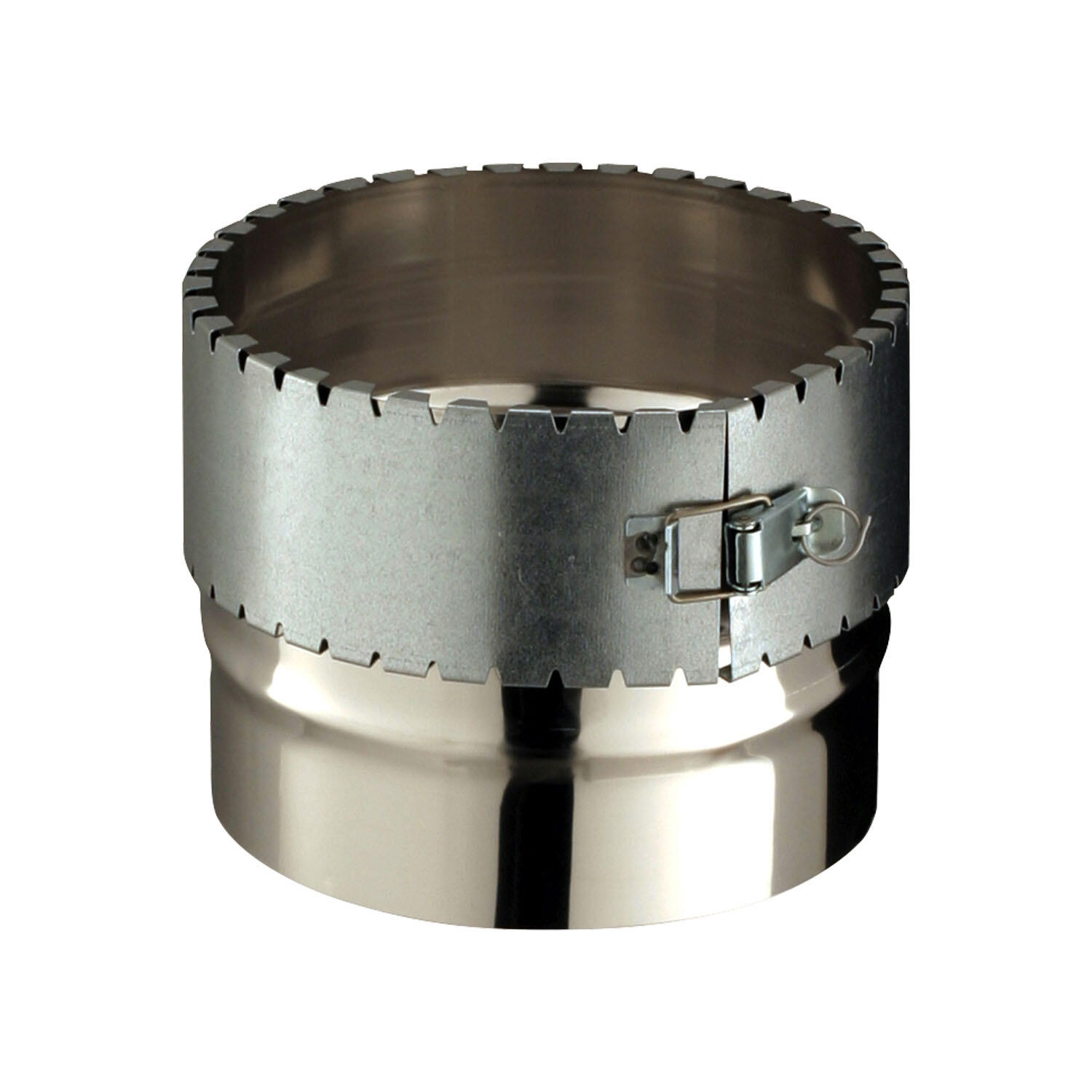 Raccord flexible-té pour tubage POUJOULAT D 180 non peint - 2