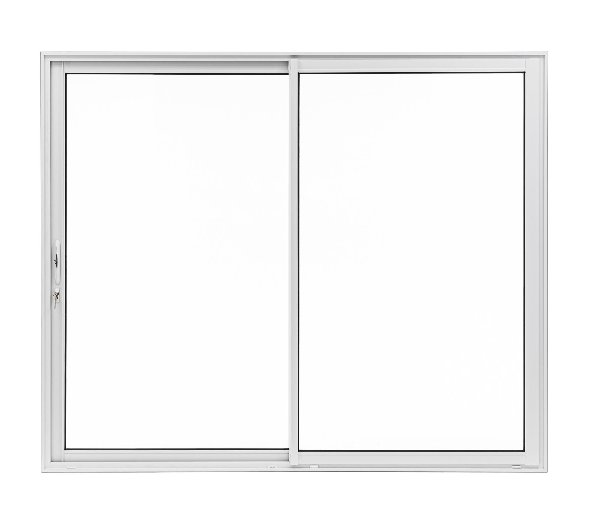 Baie coulissante aluminium 215x240 blanc Essentiel - 3