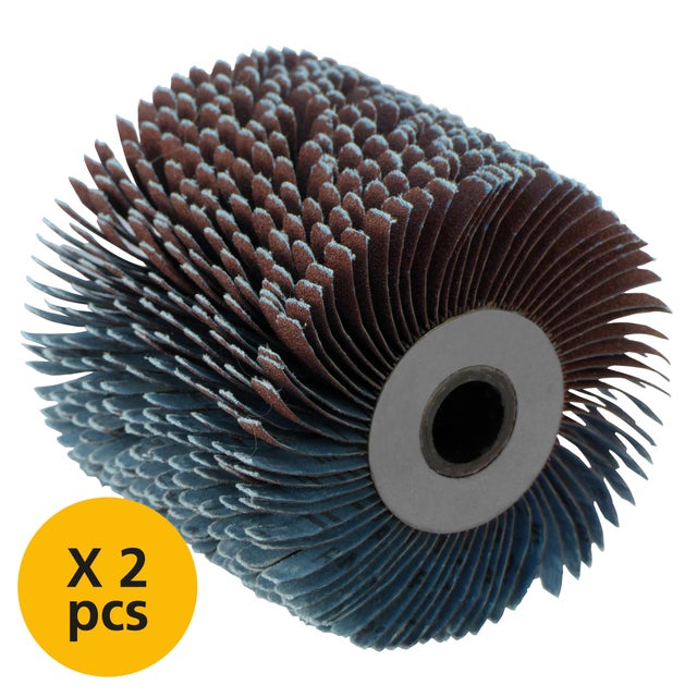 Lot de 2 brosses à lanières PEUGEOT 120x100mm gr80 rénov 1500W EnergyBrush