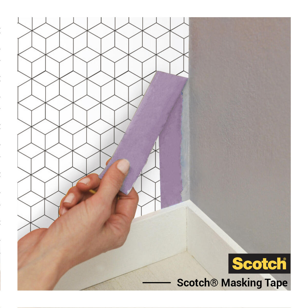 Lot de 2 rubans de masquage SCOTCH l.36 mm x L.41 m surfaces délicates - 7