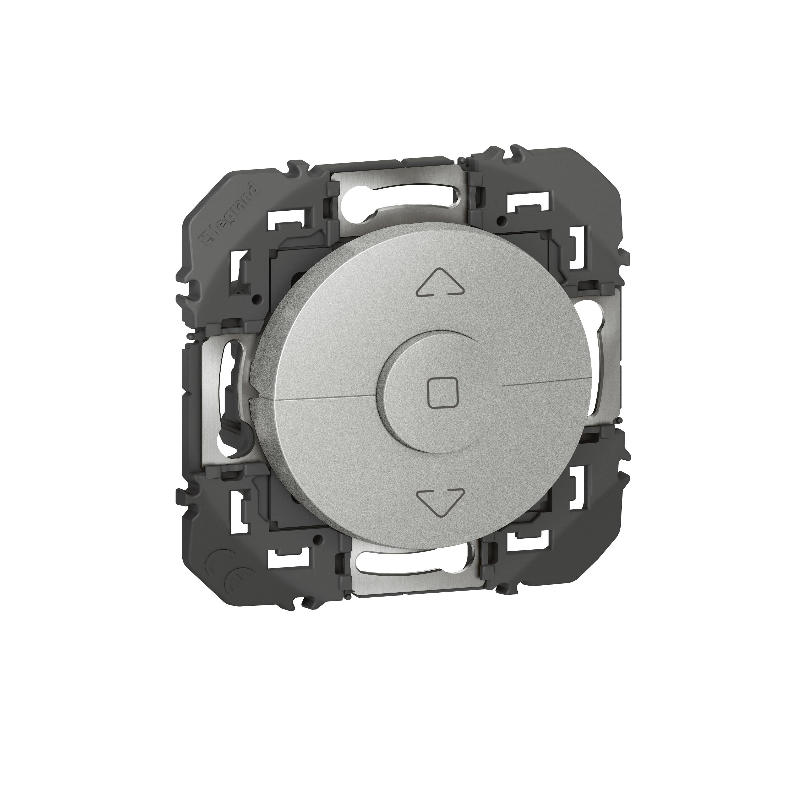 Interrupteur volet roulant, LEGRAND Dooxie, aluminium - 4