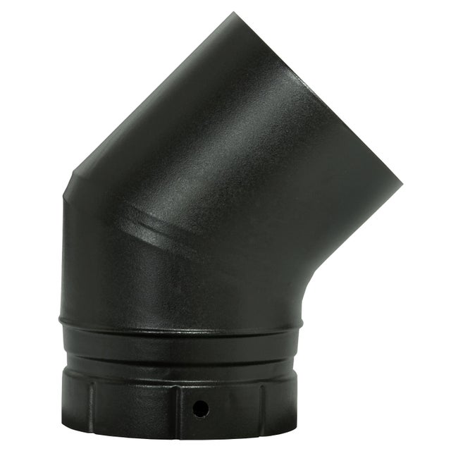 Coude de raccordement POUJOULAT, diam. 150 mm 45°