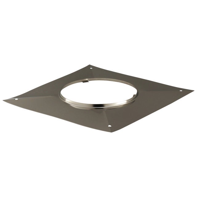 Plaque supérieure D étancheité carrée pour tubage POUJOULAT D 150 non peint cm