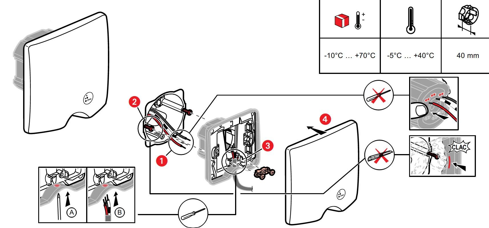 Sortie de câble complet Dooxie, LEGRAND, blanc - 6