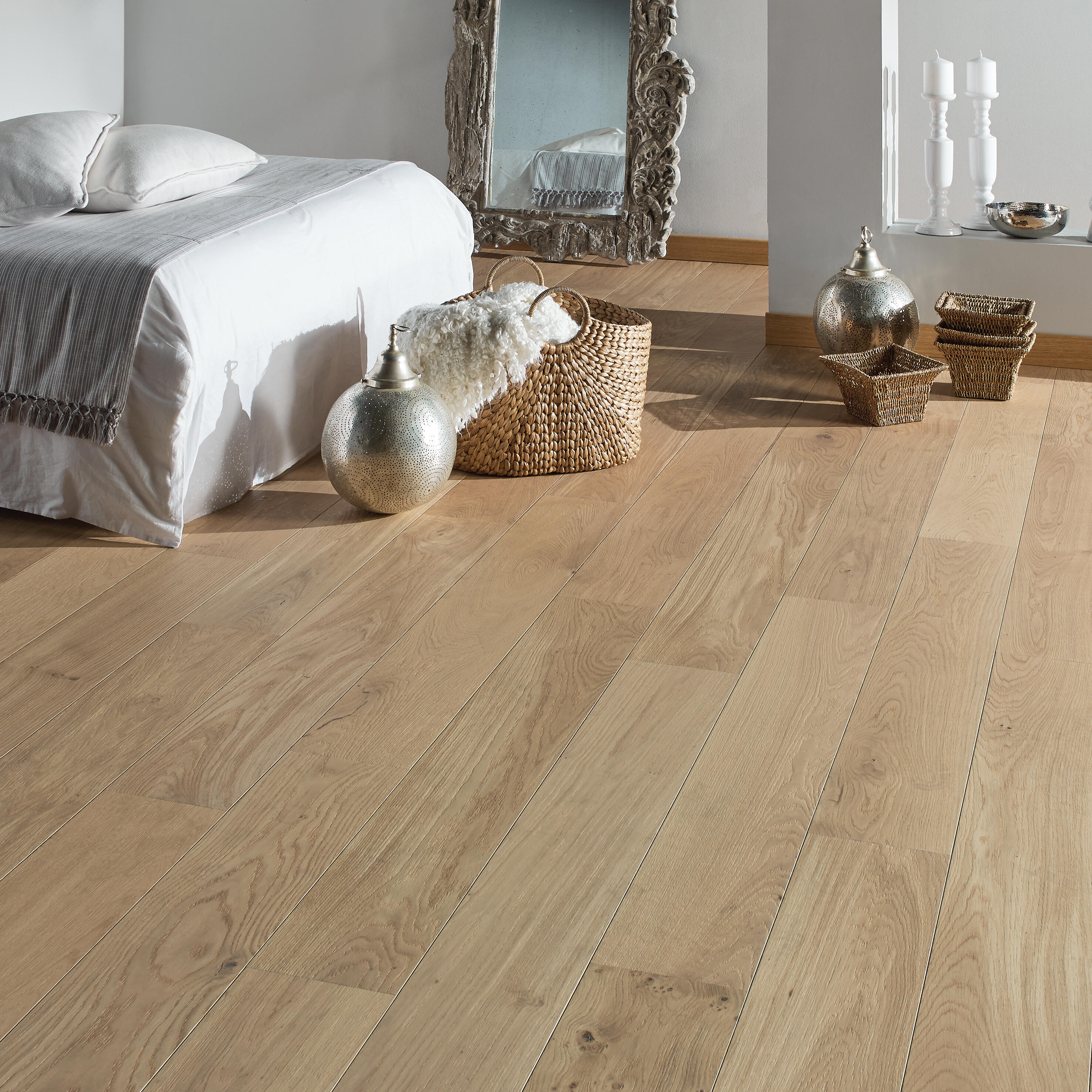 Echantillon Parquet chêne naturel vitrifié XL BROCELIANDE By panaget - 3