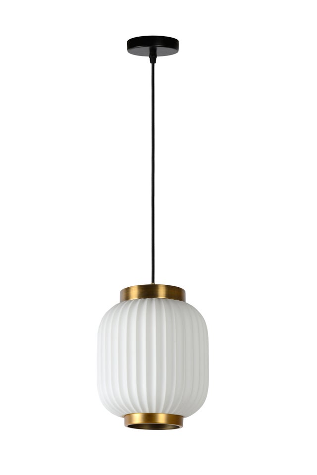 Suspension Gosse porcelaine, blanc, E27