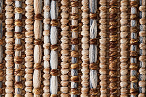 Moquette tissée plat motif doré Nature design, rouleau l.4 m