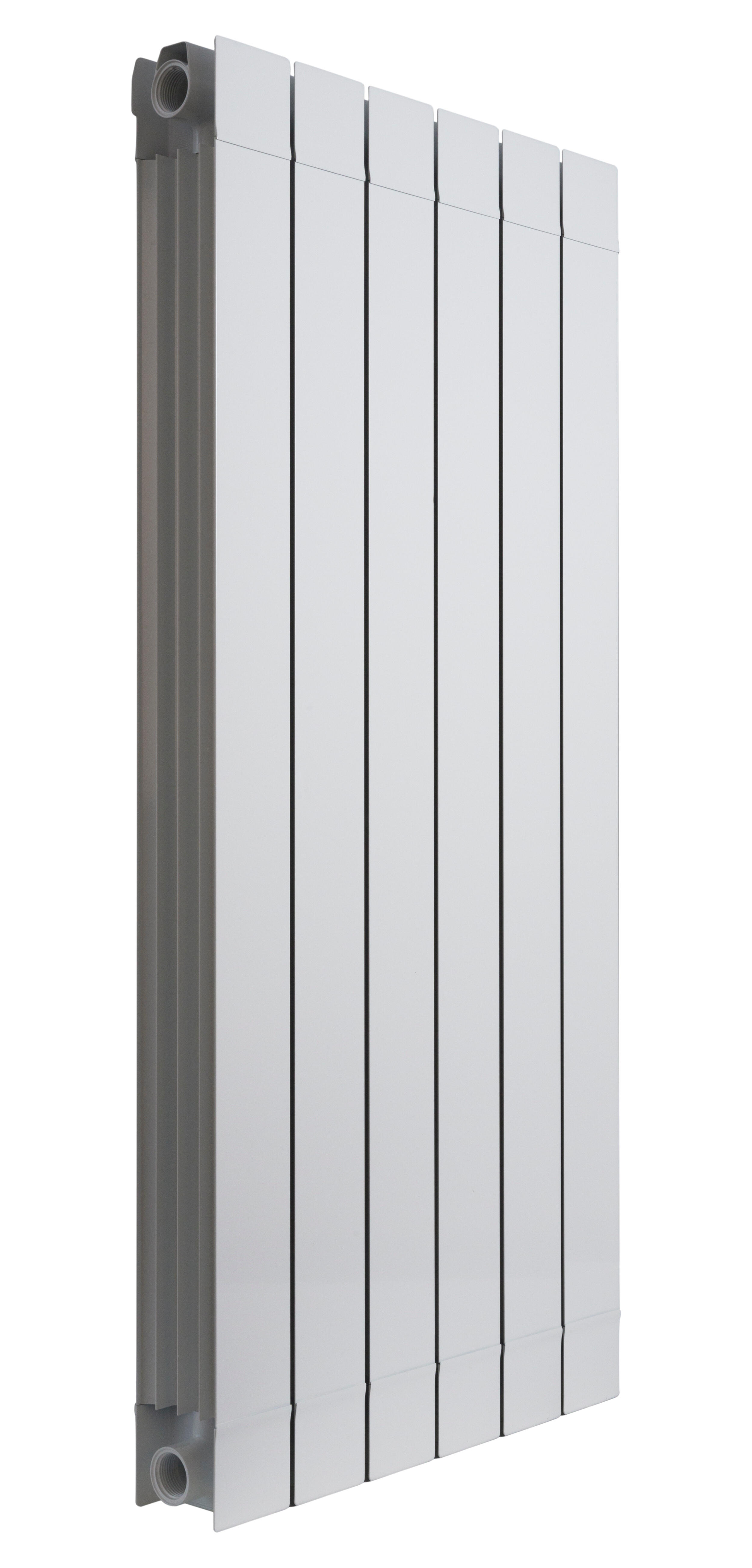 Radiateur eau chaude horizontal PRODIGE Modern blanc, 1722W H.65.7 x l.96 cm