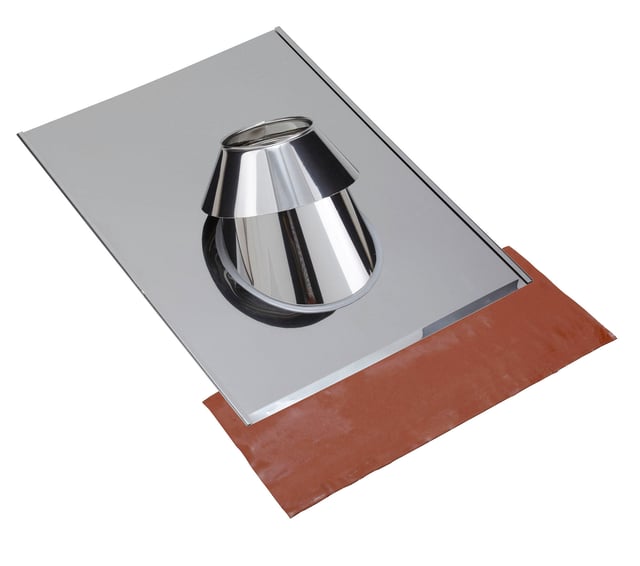 Solin inox tuiles 15° à 30° Condensor Diam 150