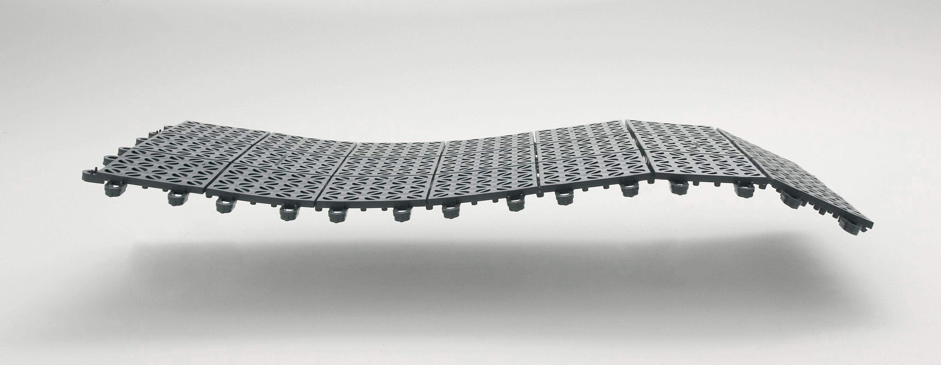 Dalle clipsable polyéthylène Multiplate, gris, L.56 x l.56 cm x Ep.11 mm - 3