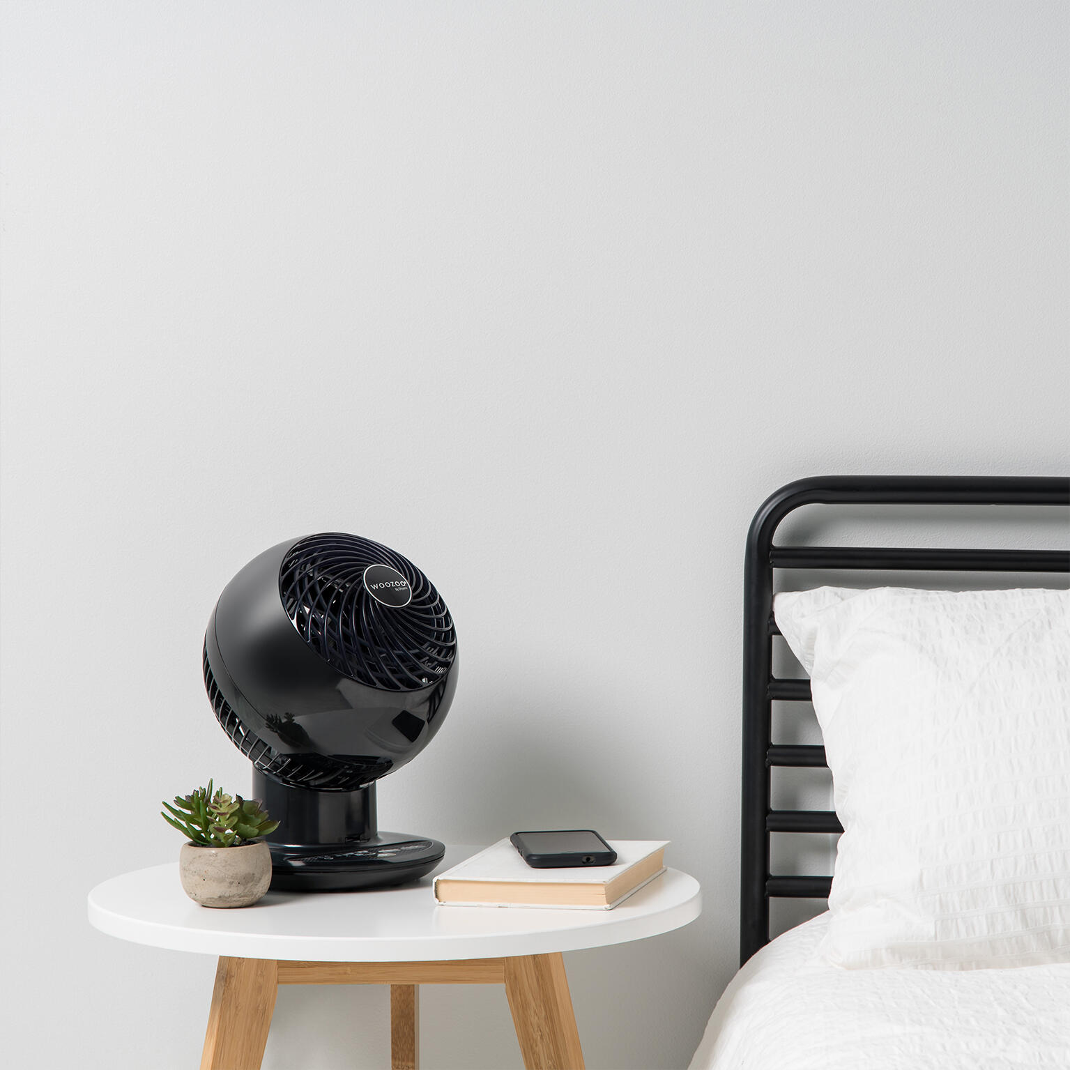 Ventilateur de table, OHYAMA, Woozoo noir 38 W, D20 cm - 2