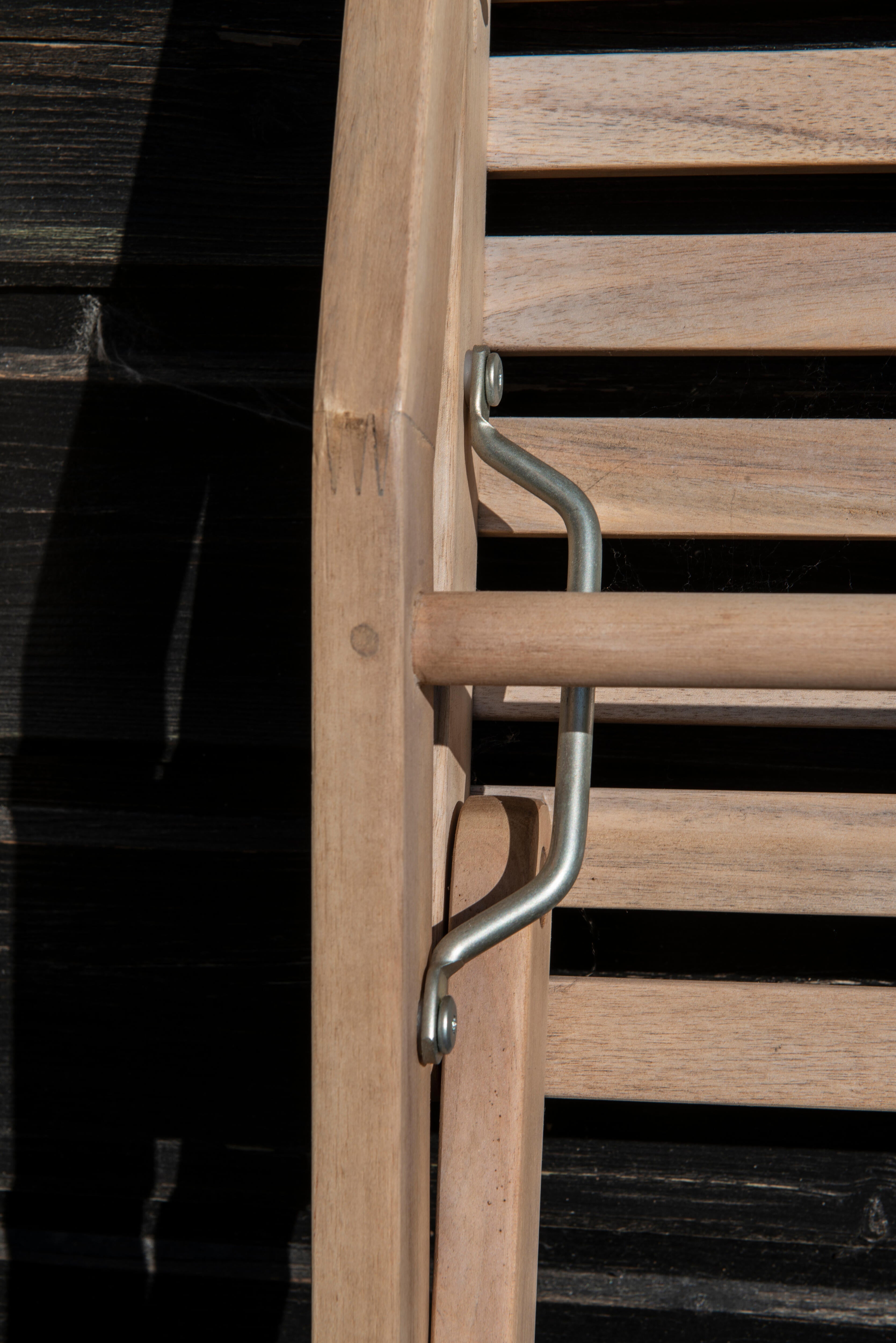 Set tavolo e sedie Solis NATERIAL in acacia beige per 2 persone - 19
