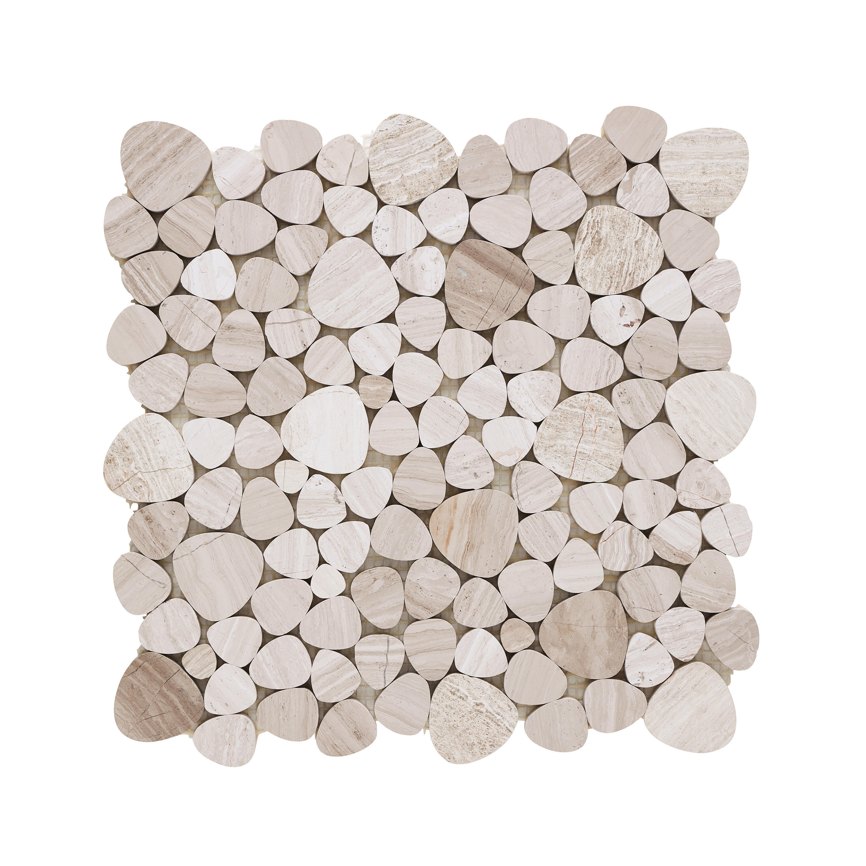 1 plaque de mosaïque Cottage pierre effet marbre gris 32 x 31.6 cm ARTENS - 2