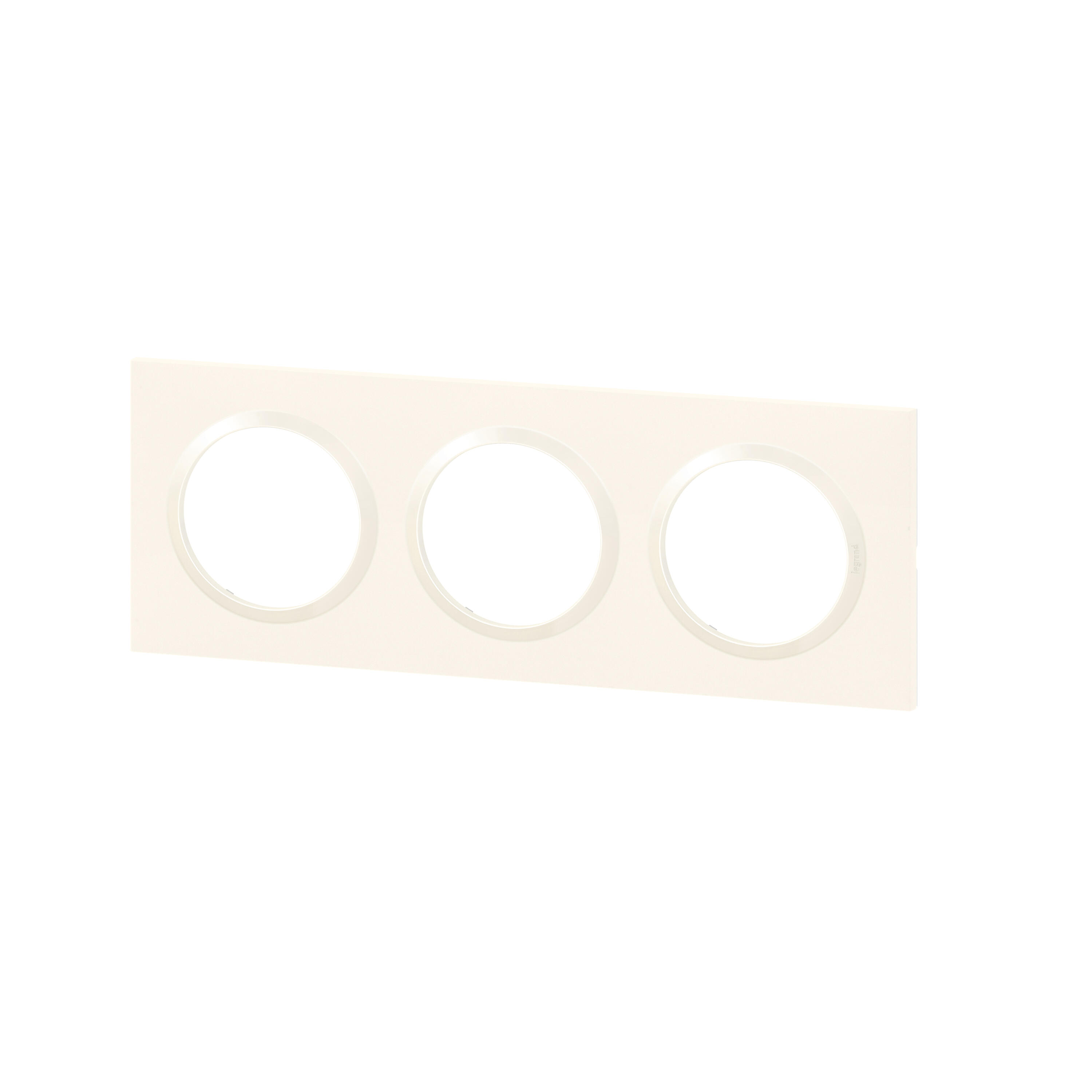 Plaque triple Dooxie, LEGRAND, blanc - 3
