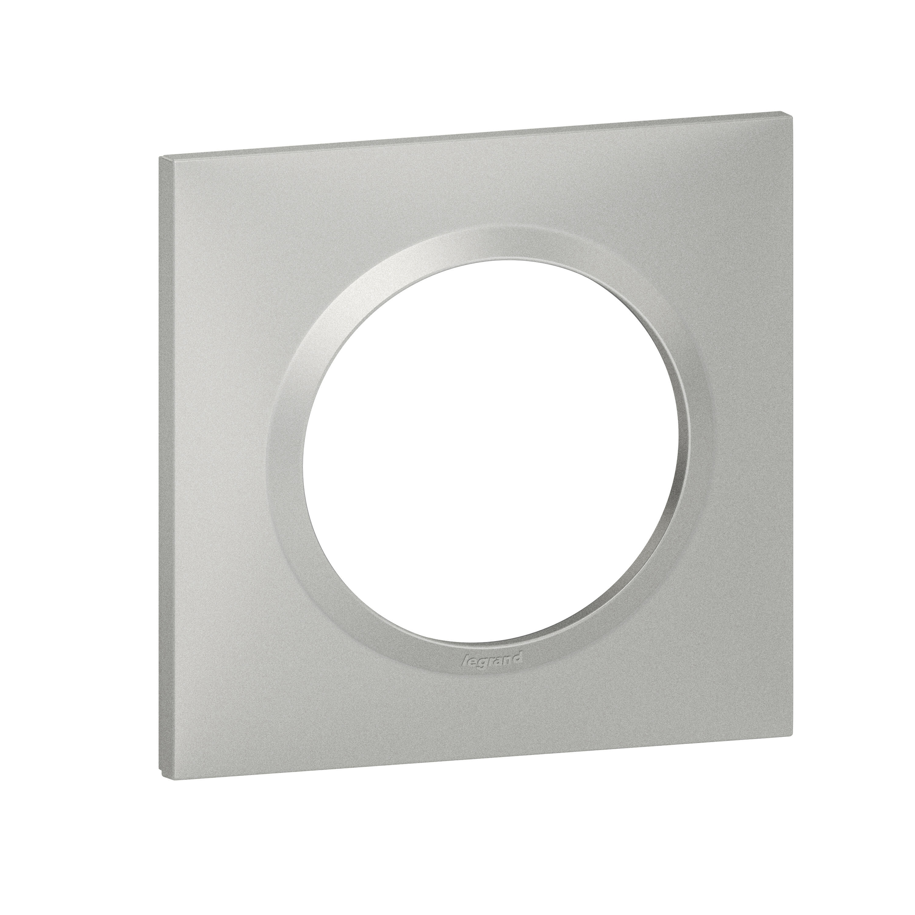 Plaque simple Dooxie, LEGRAND, aluminium - 2