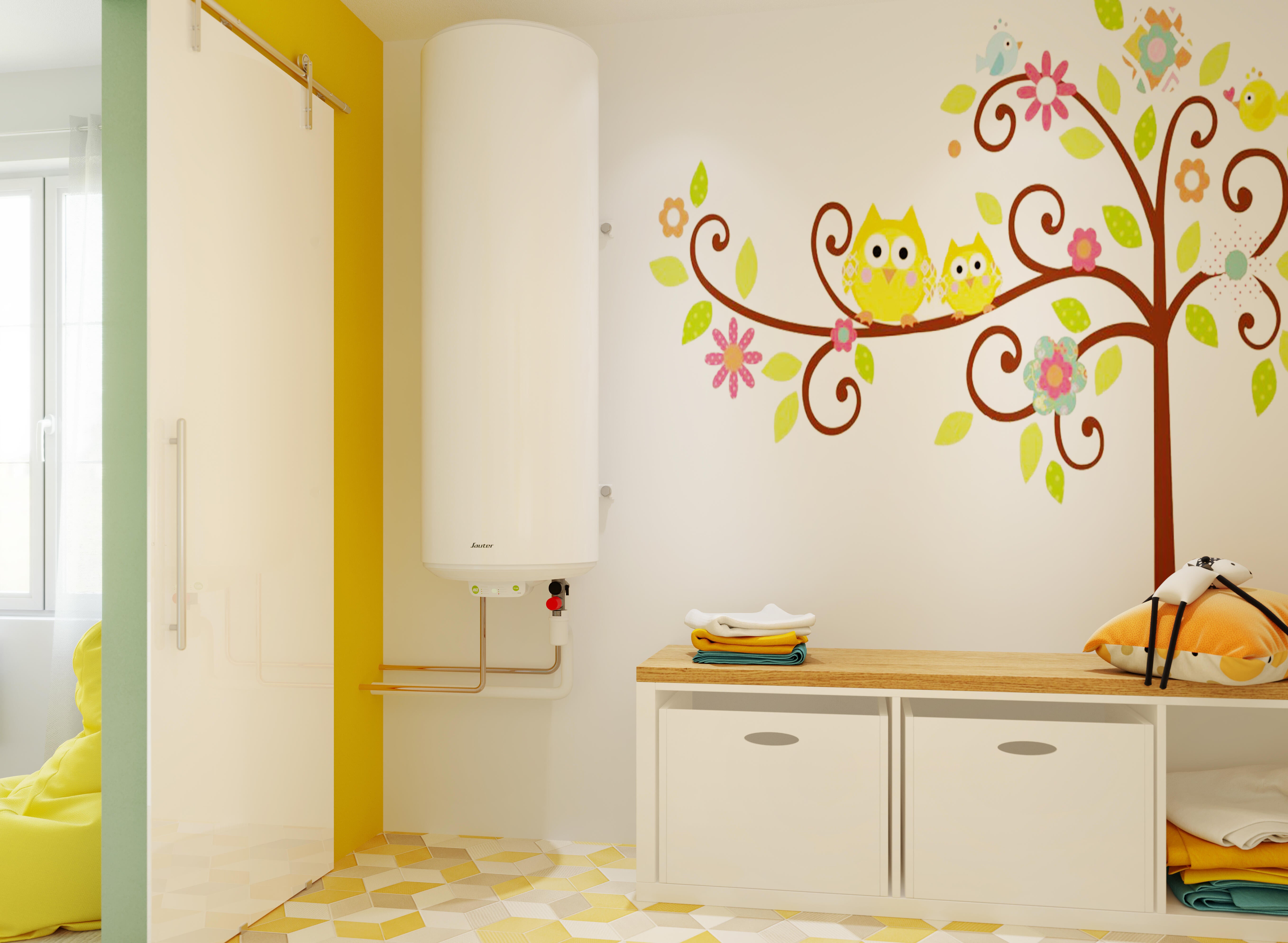 Chauffe-eau électrique vertical mural SAUTER Essentiel, 200 l - 2