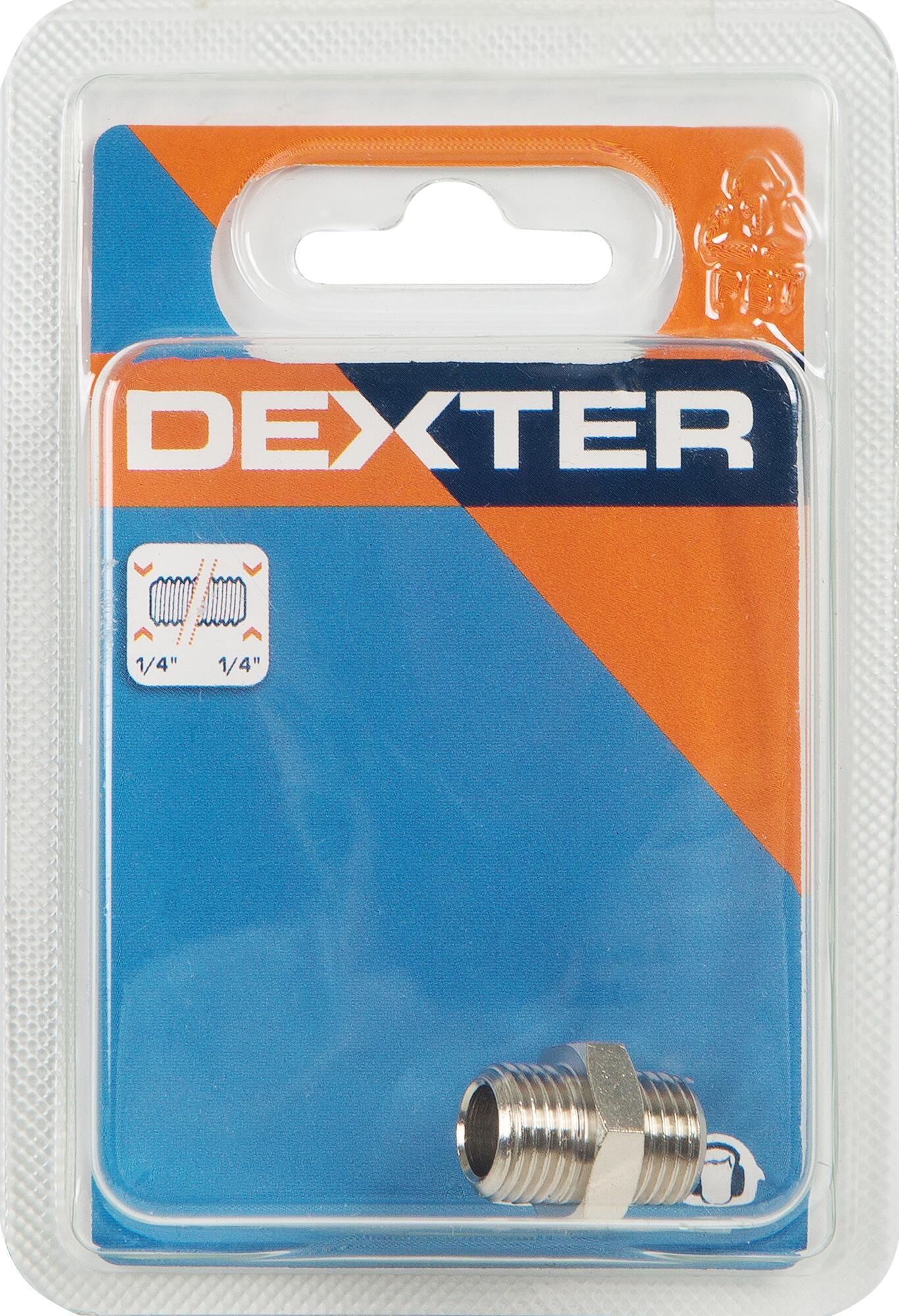 Raccord 1/4 mâle 1/4 mâle en laiton DEXTER, 16 bars - 3