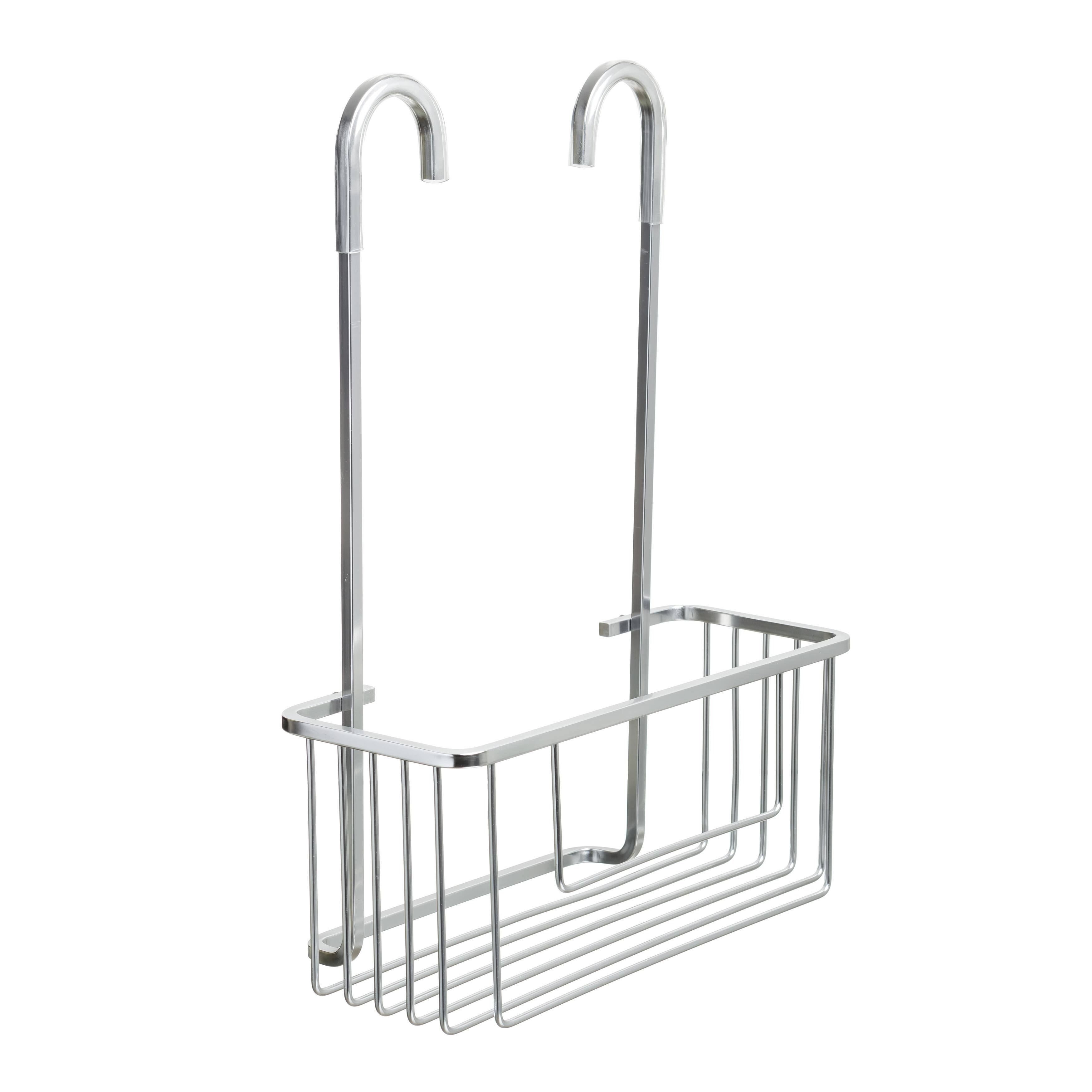 Etagère de douche chrome brillant à suspendre au mitigeur aluminium TATAY - 2