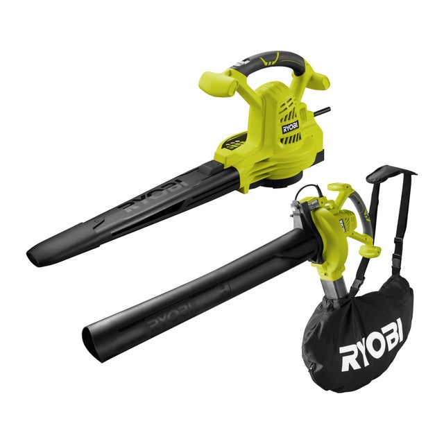 Soffiatore aspiratore trituratore elettrico RYOBI RBV2800CSV, 2800 W