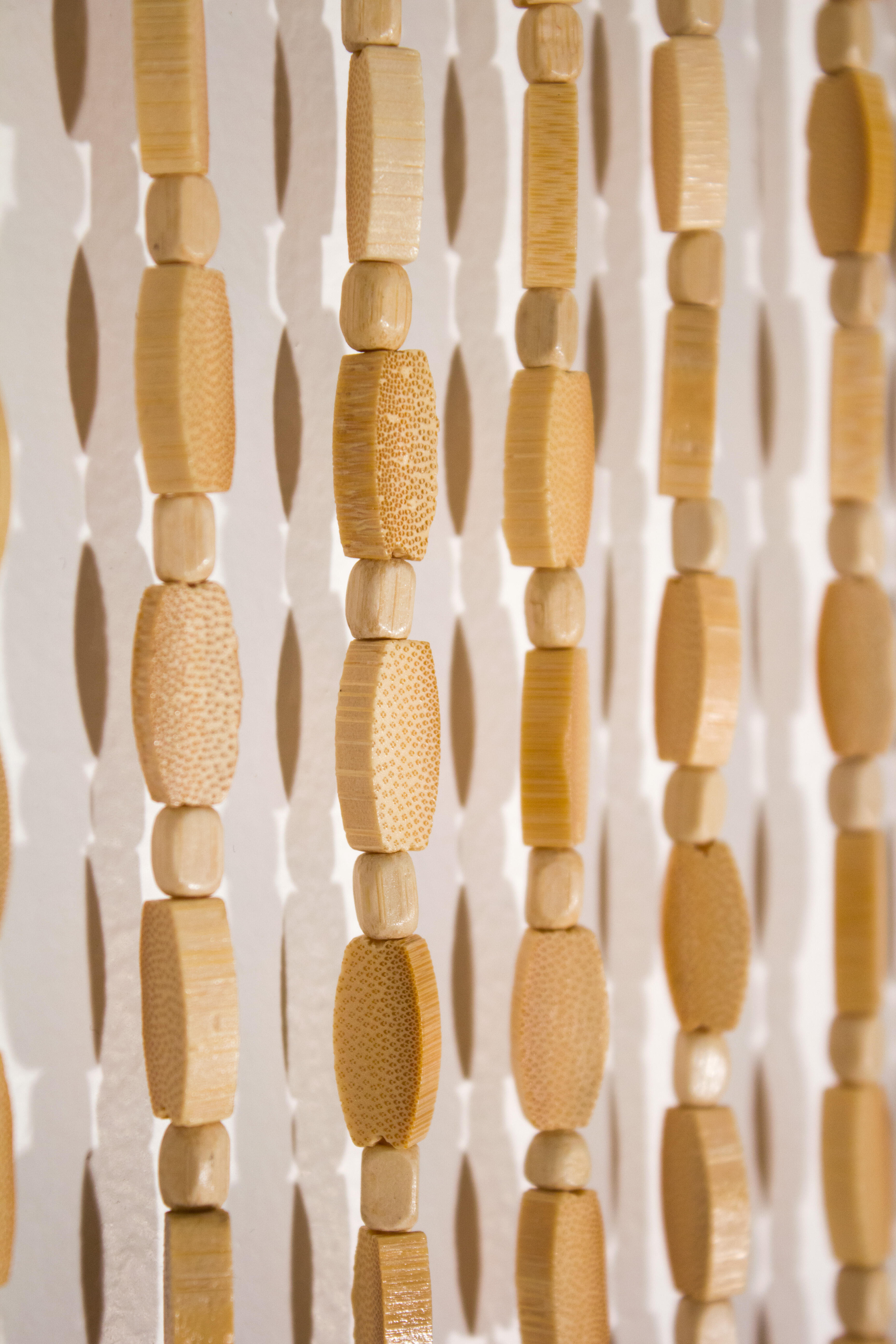 Rideau de porte en bambou, l.90 x H.200 cm, beige, Sumatra e 533 - 3