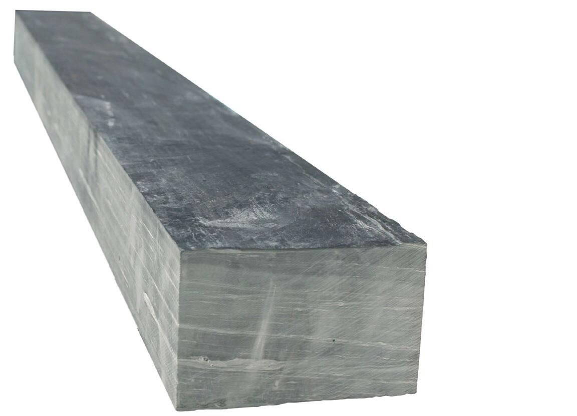 Bordure droit Piquet ardoise 100x10x6 ardoise noir, H.6 x L.100 cm