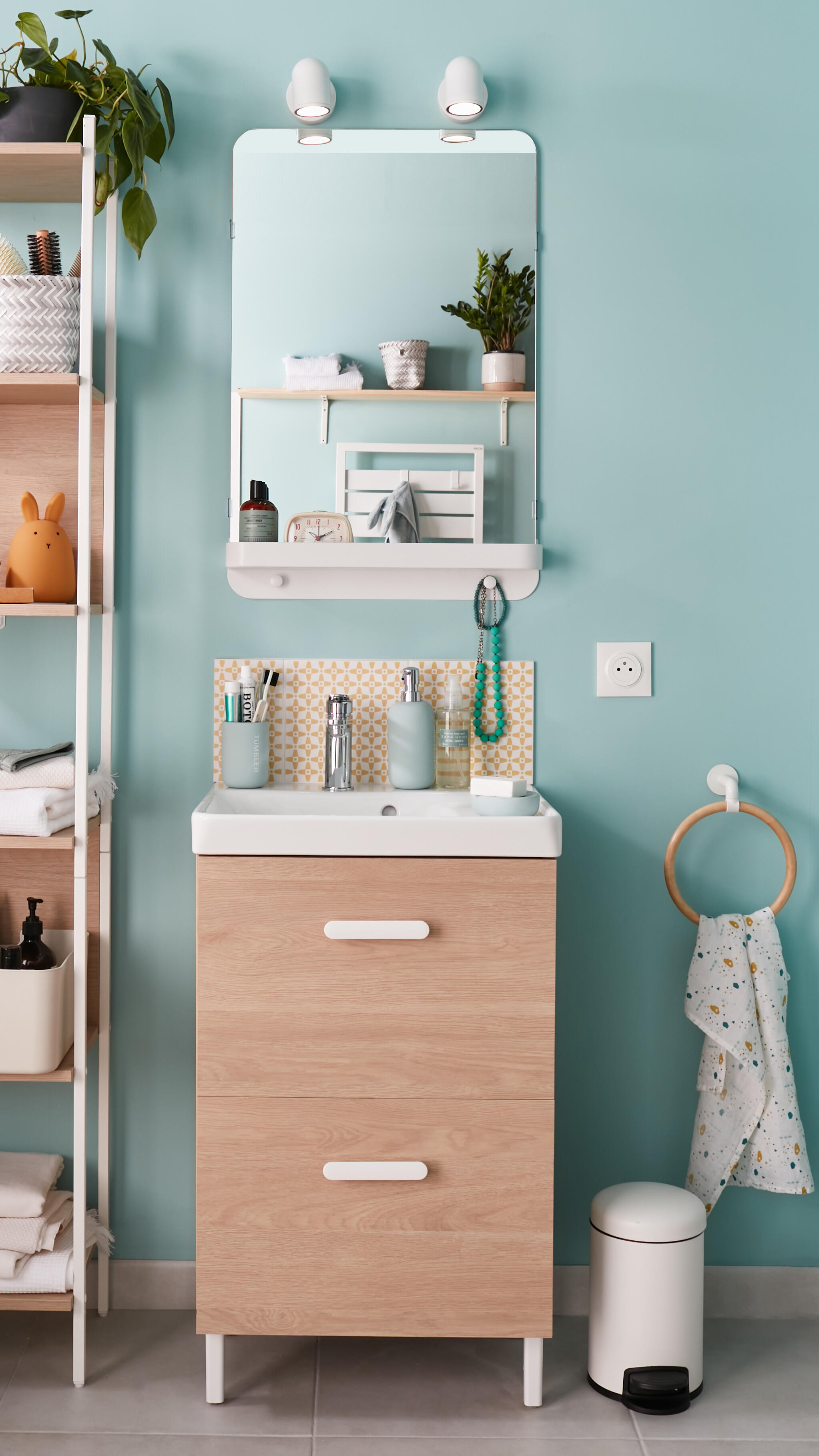 Prise avec terre affleurante complet Dooxie, LEGRAND, blanc - 5