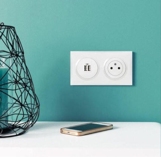 Plaque double Dooxie, LEGRAND, blanc - 2