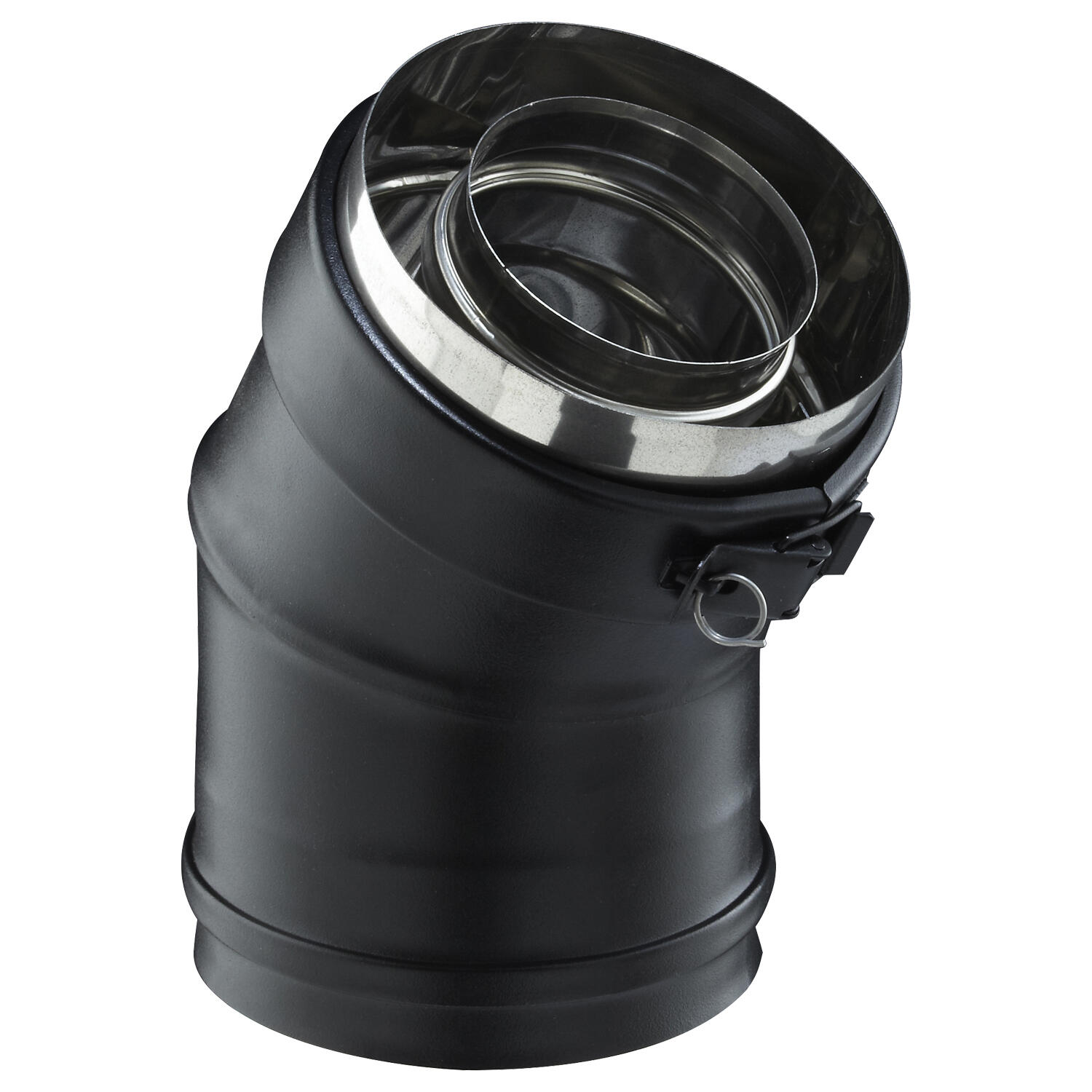 Coude Double Paroi 30 Degrés DuraVent 16" - Acier Inox/galva, Neuf