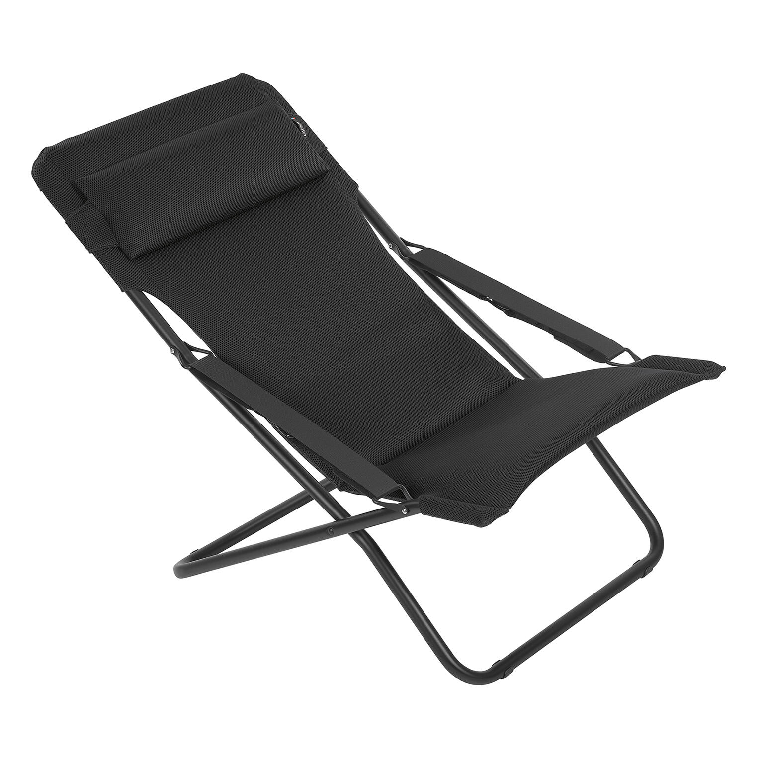 Transat de jardin en acier Air comfort gris acier LAFUMA MOBILIER - 4