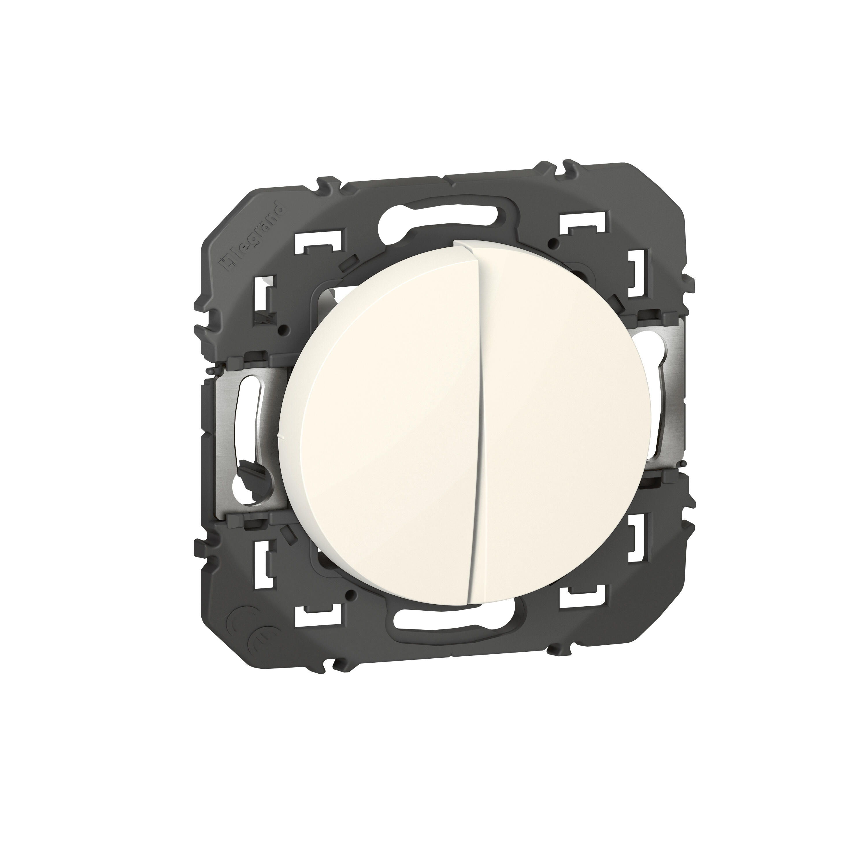 Double interrupteur va-et-vient à assembler, LEGRAND Dooxie, blanc - 5