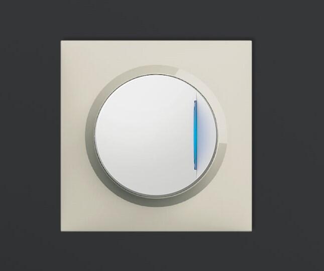 Interrupteur va-et-vient à voyant, témoin à assembler, LEGRAND Dooxie, blanc - 3