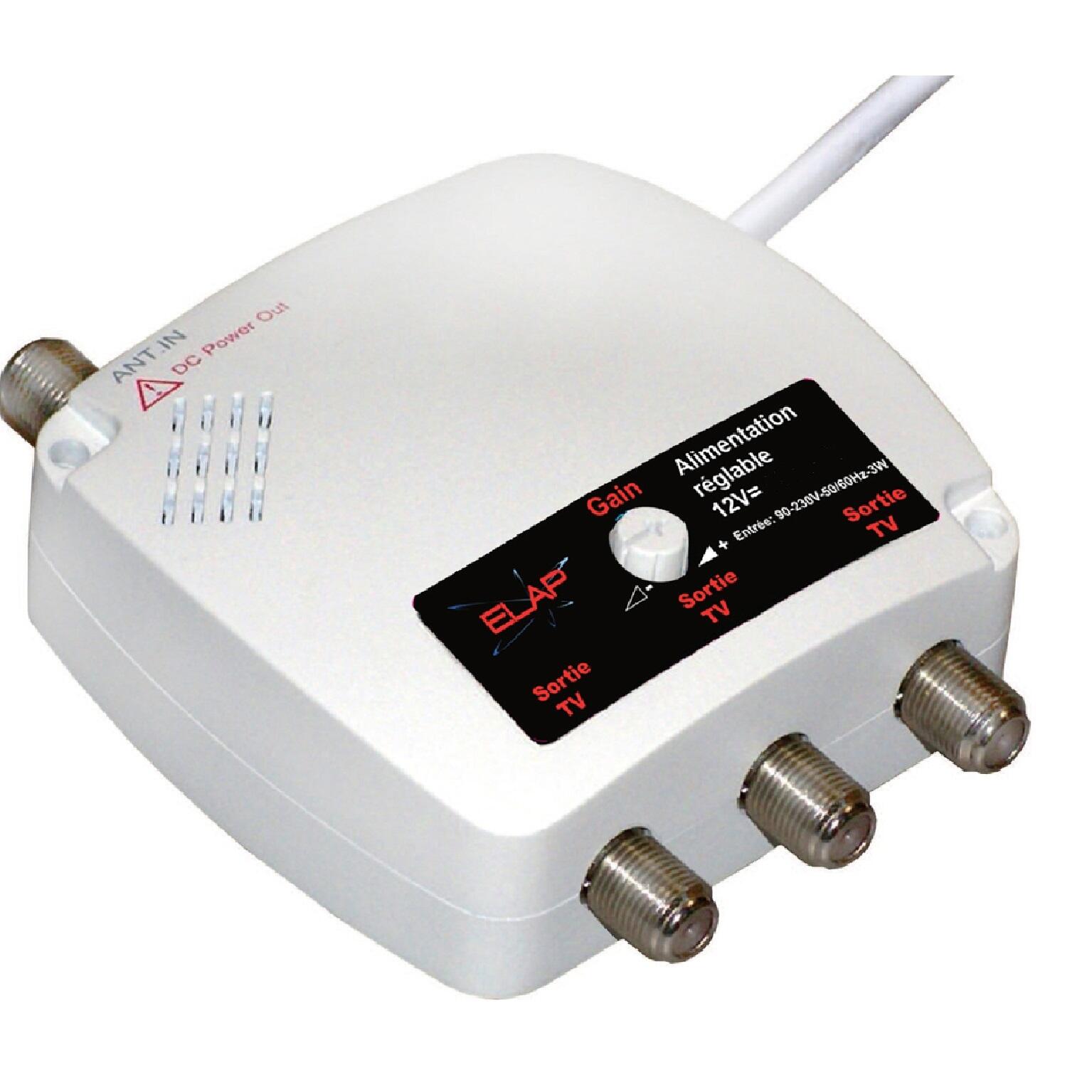 Antenne TV extérieure. Power 55 HD 4G. Elap - 2