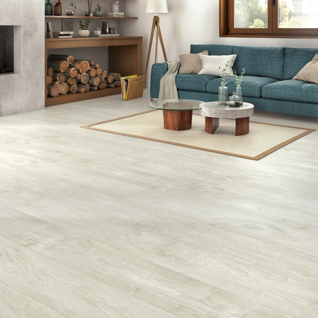 Rouleau vinyle bois blanchi Intenso infinity blanc 4m TARKETT rouleau l.4m