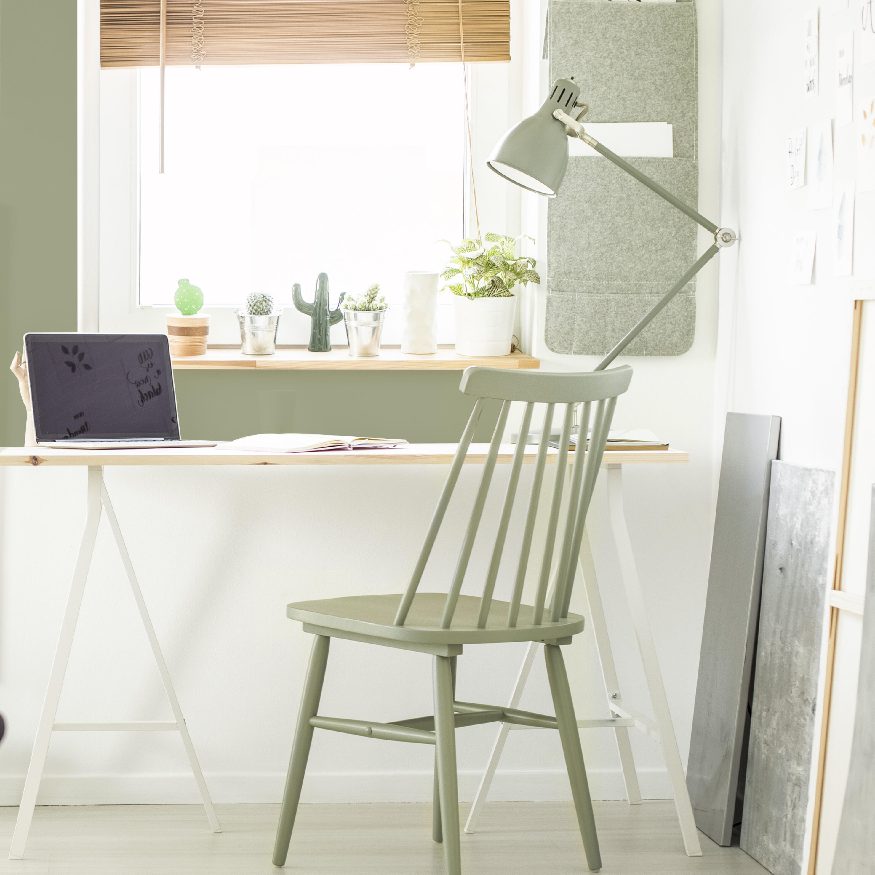 Bombe de peinture Relook tout MAISON DECO kaki satiné 400 ml - 4