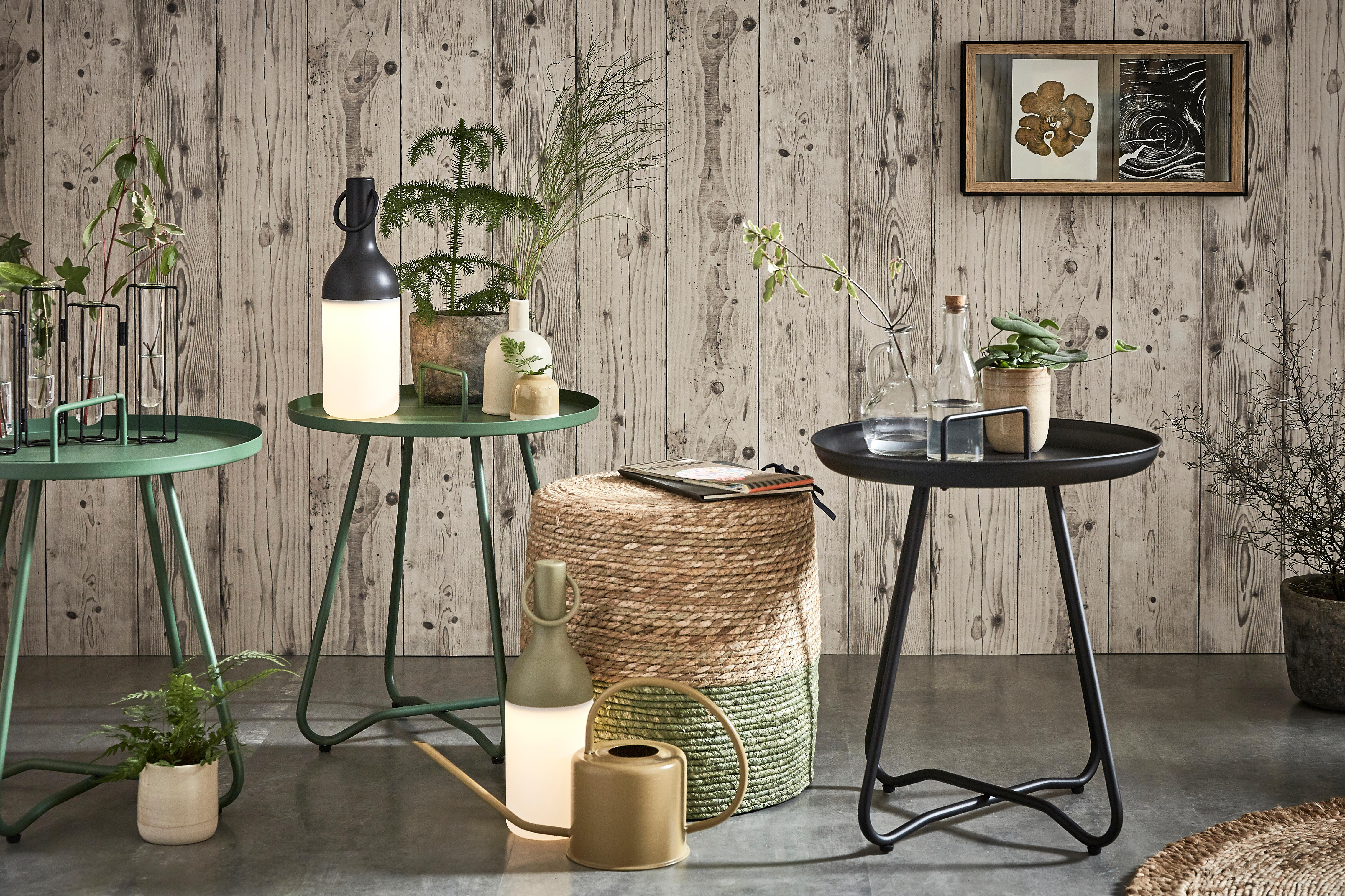 Papier peint intissé Planche tribale gris - 9