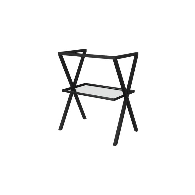 Mensola per bagno in acciaio Kros L 60 x P 46 x H 72 cm